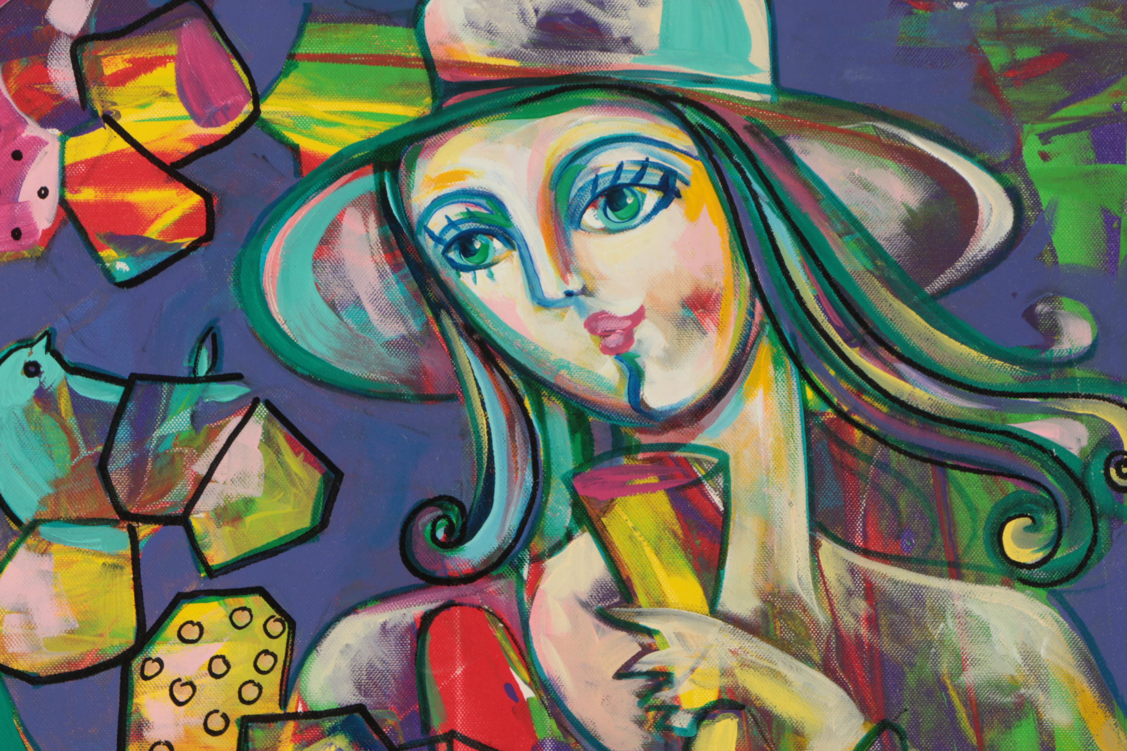 Zora Kader Acrylic Painting