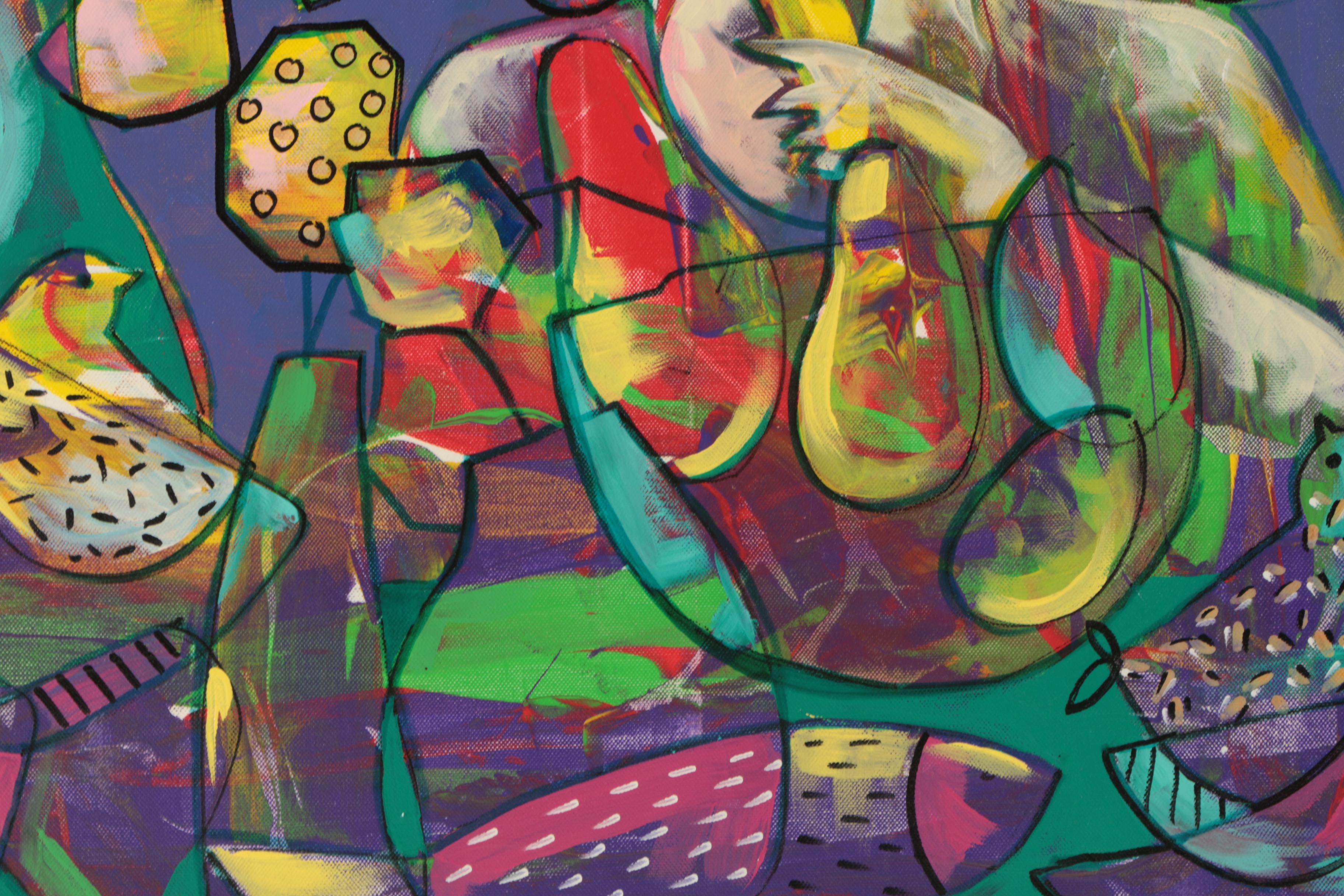 Zora Kader Acrylic Painting