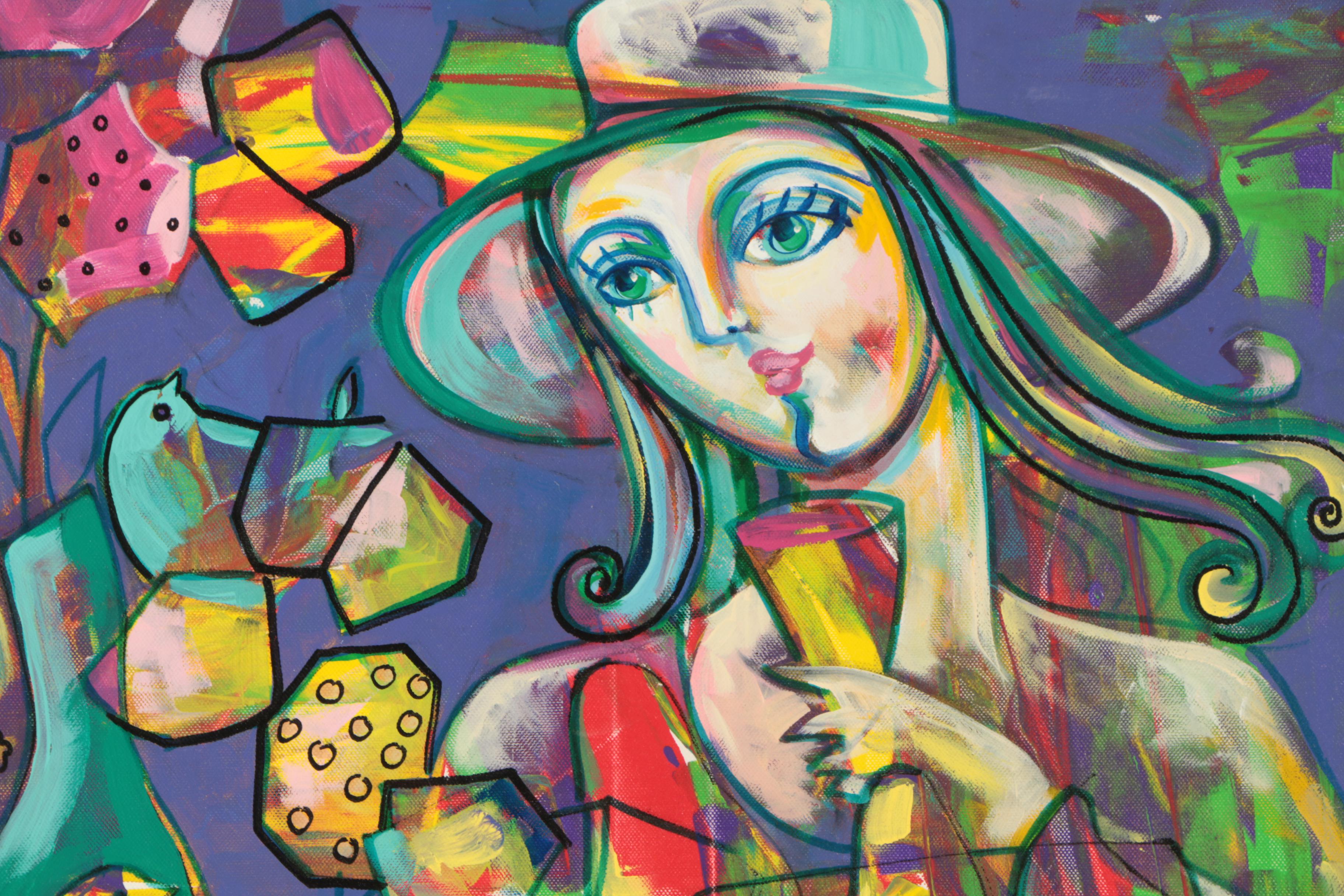 Zora Kader Acrylic Painting