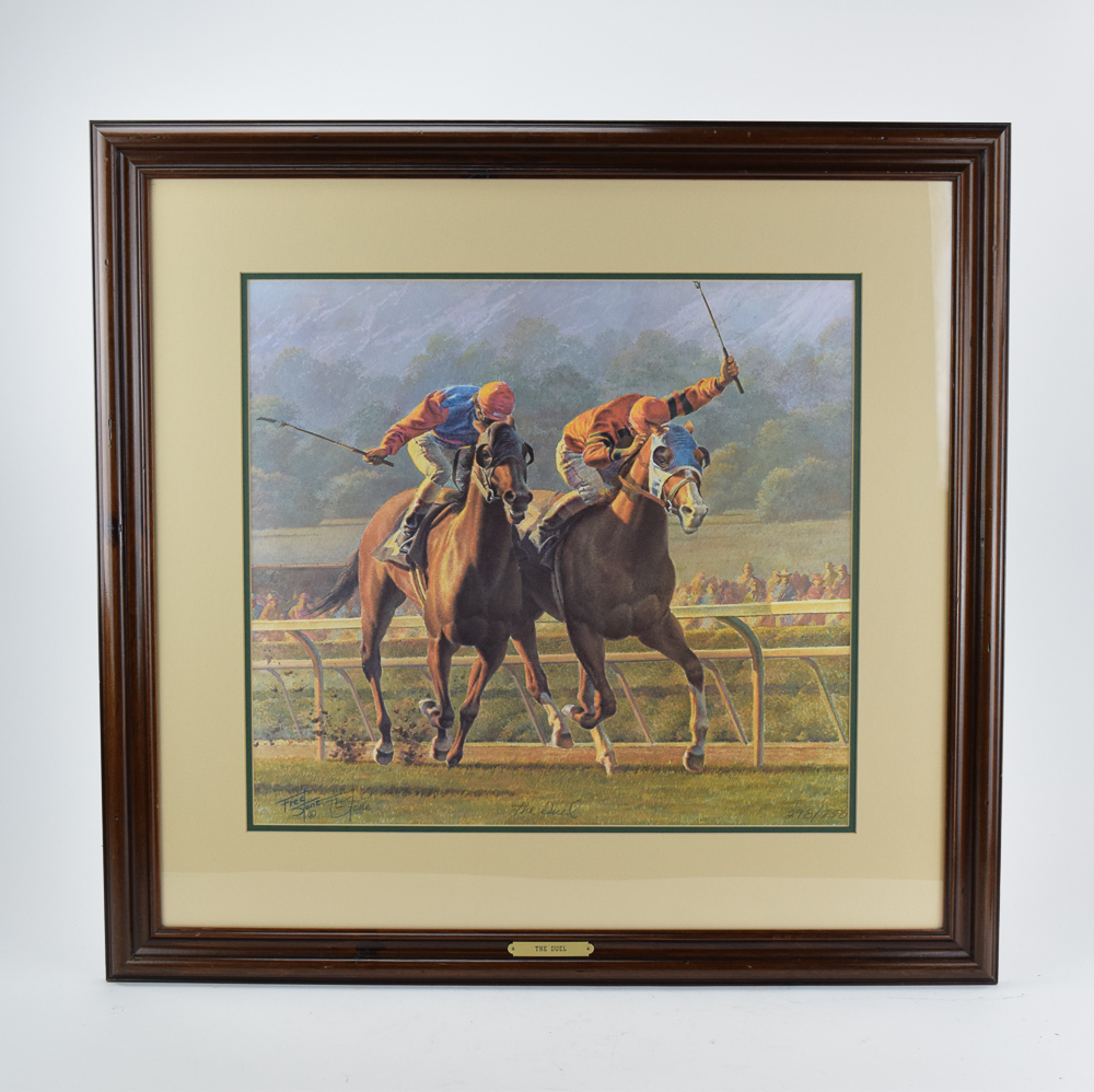 Fred Stone Limited Edition Offset Lithograph "The Duel"