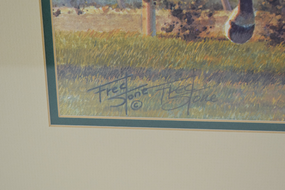 Fred Stone Limited Edition Offset Lithograph "The Duel"