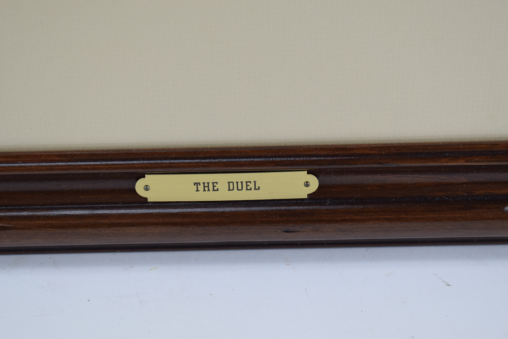 Fred Stone Limited Edition Offset Lithograph "The Duel"