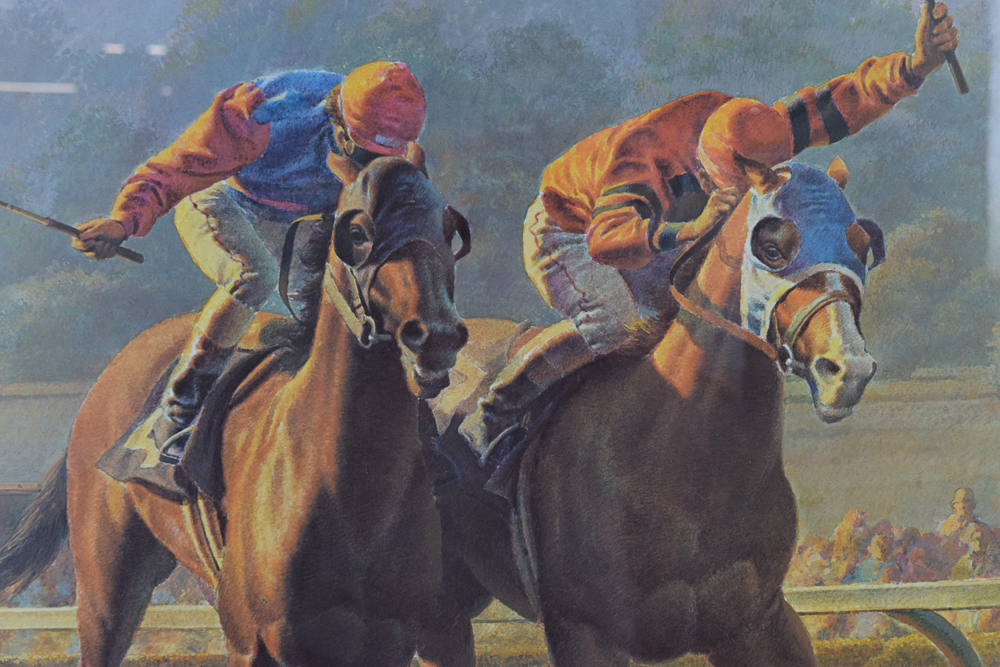 Fred Stone Limited Edition Offset Lithograph "The Duel"