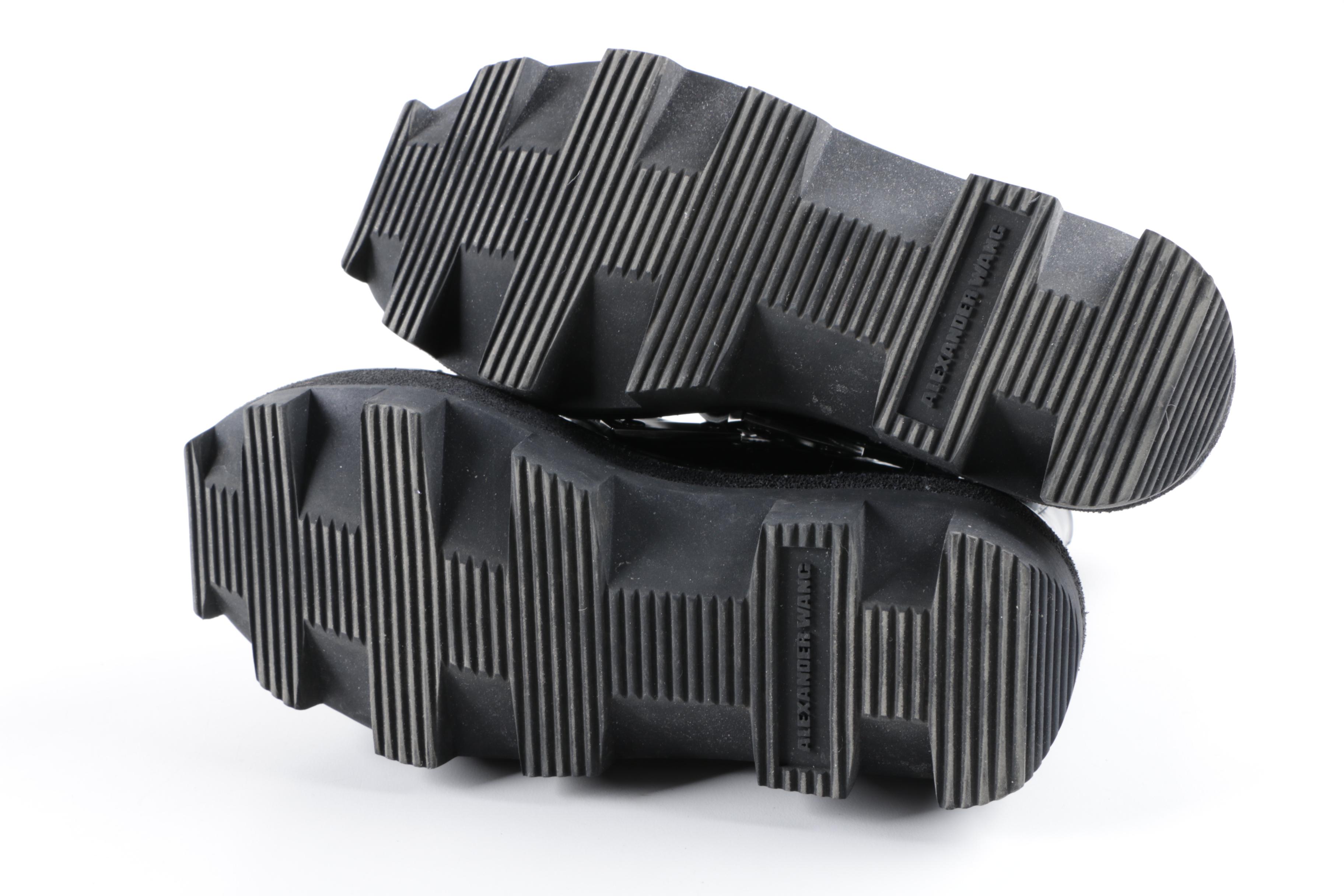 Alexander Wang Sloane Runway Black Buckle Boots