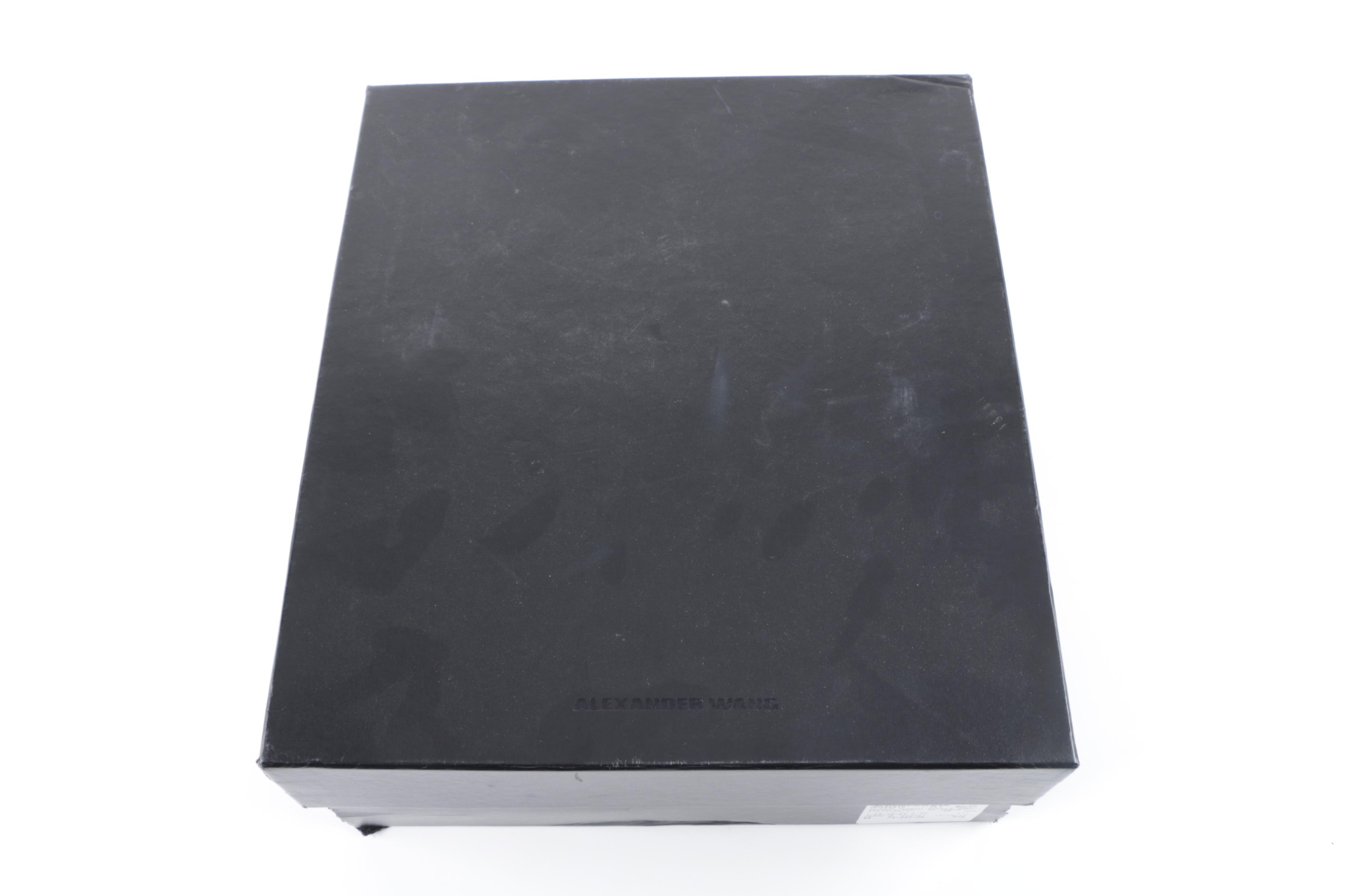 Alexander Wang Sloane Runway Black Buckle Boots