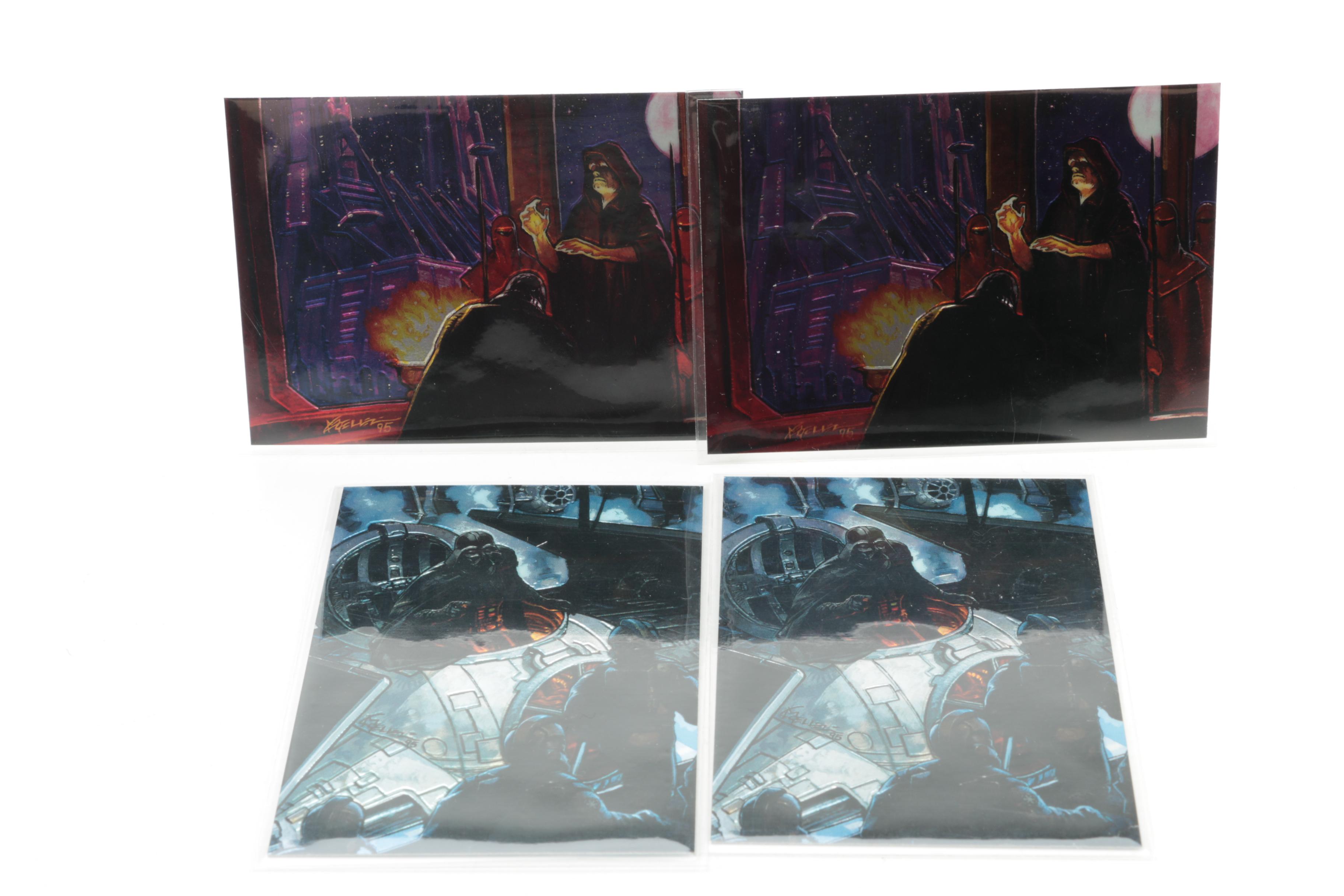"Star Wars" Trading Cards  Including Sealed Topps Series One Star Wars Finest
