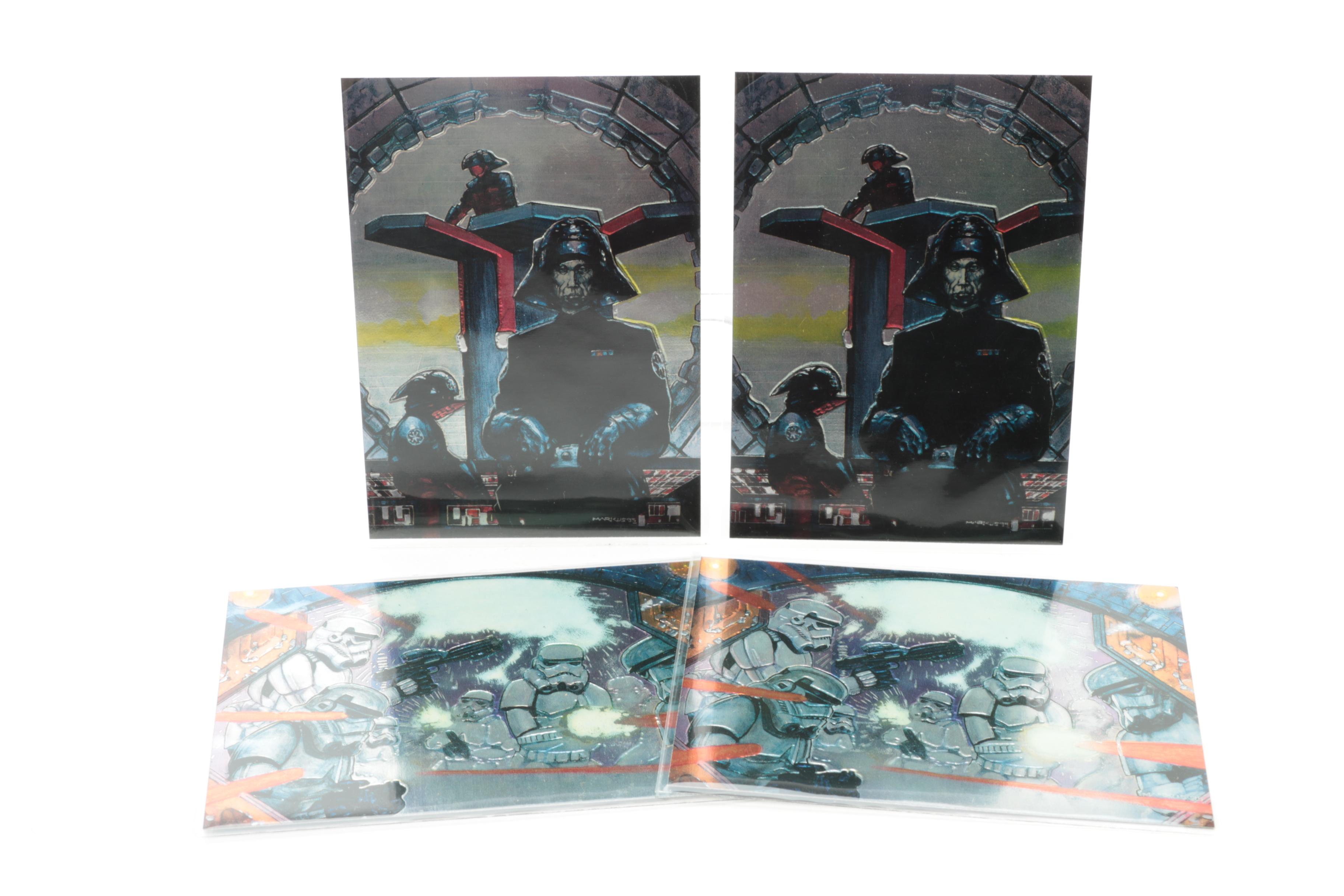 "Star Wars" Trading Cards  Including Sealed Topps Series One Star Wars Finest