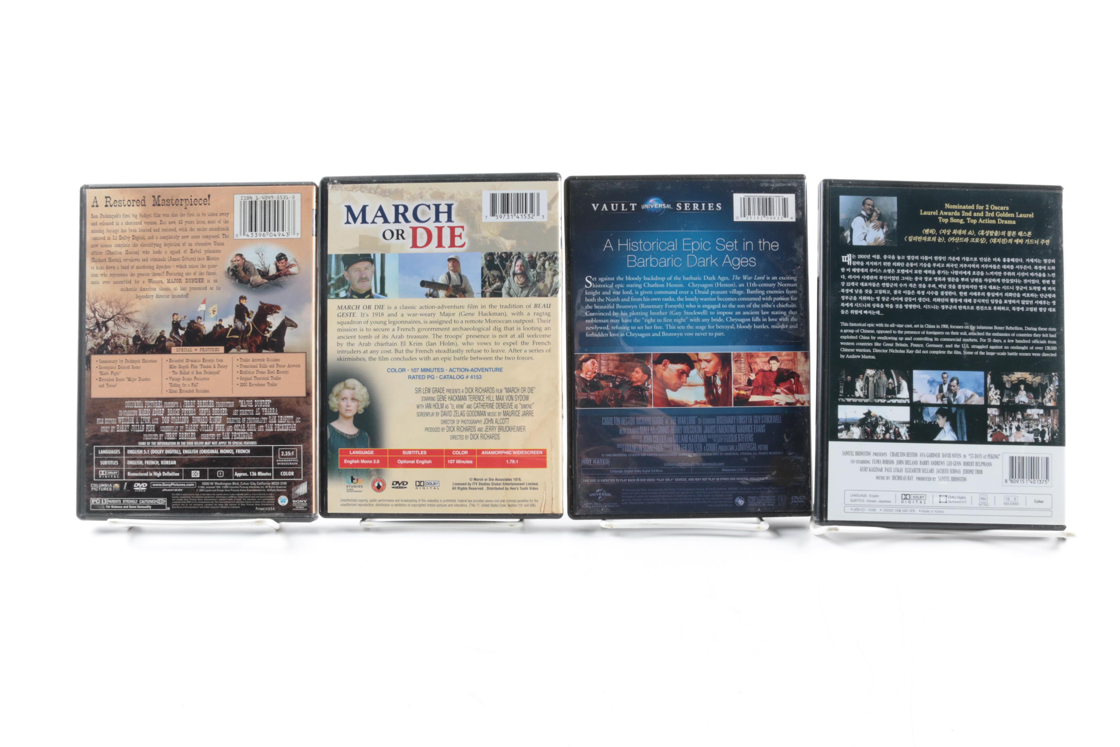 Historical War DVDs Featuring John Wayne, Gary Cooper, Robert Redford