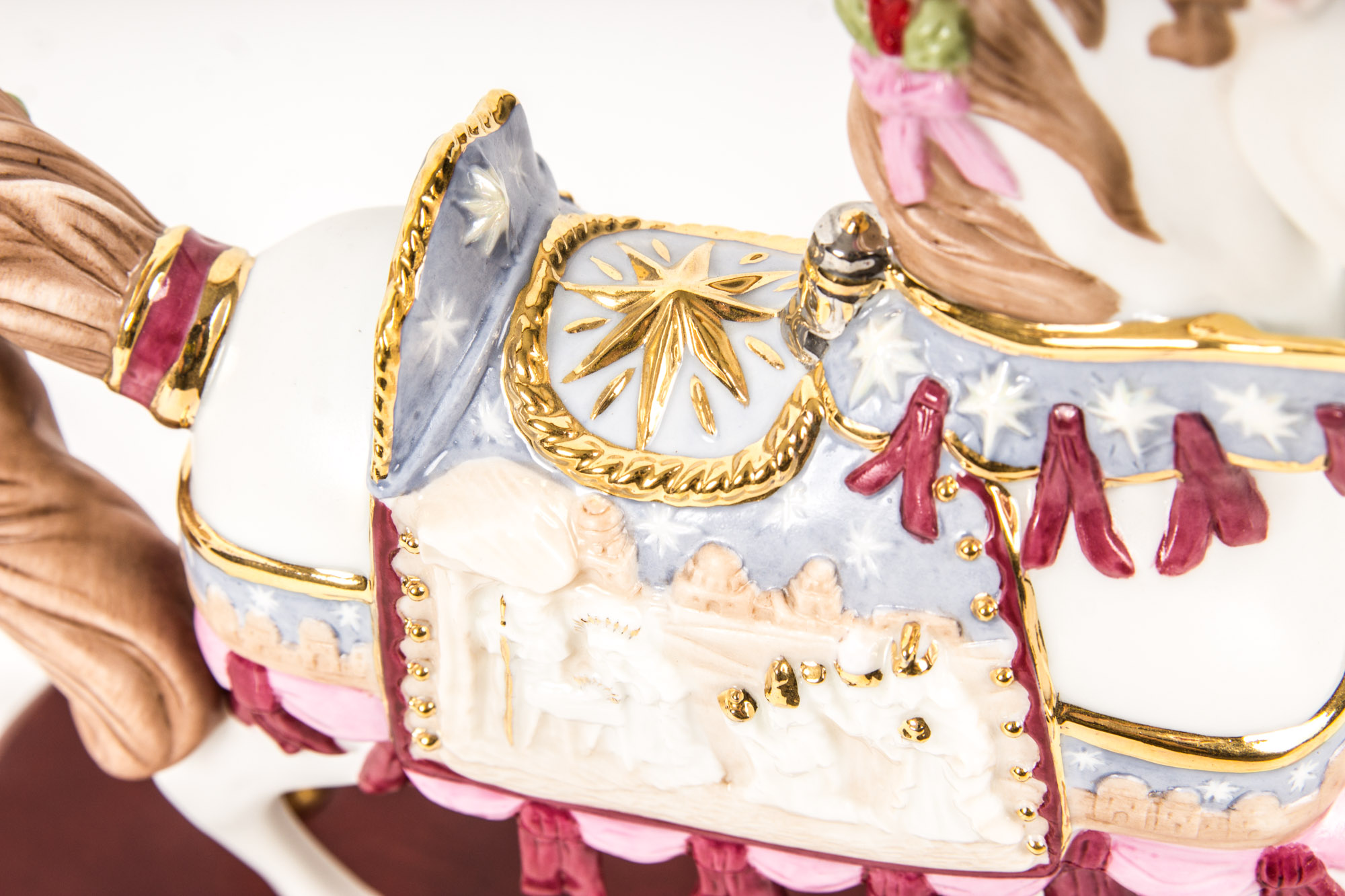 2000s Lenox Christmas Carousel Horses