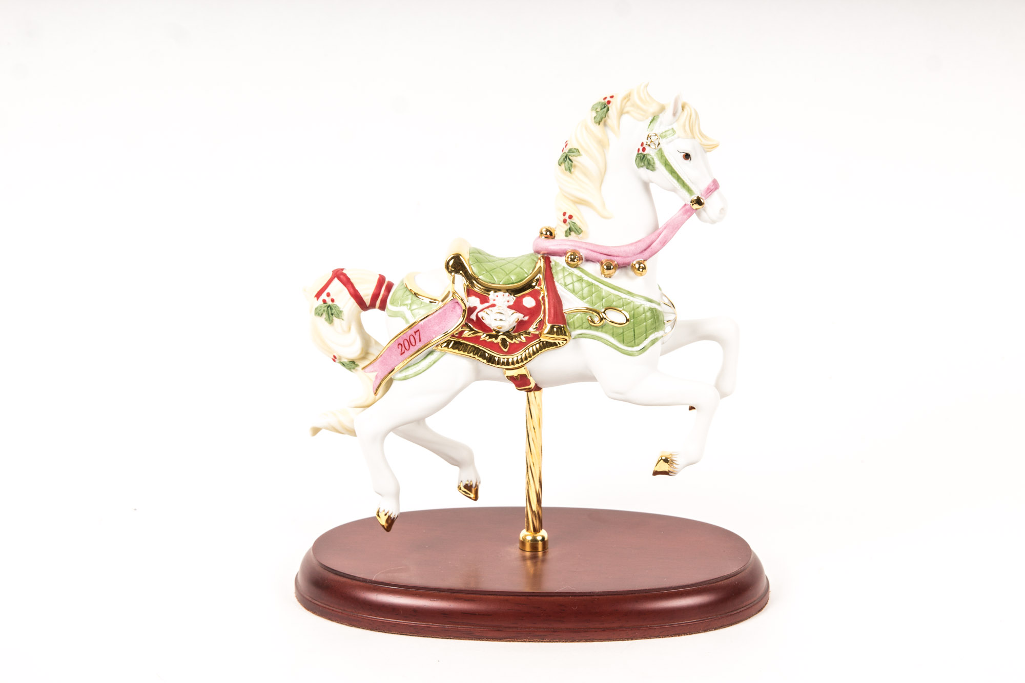 2000s Lenox Christmas Carousel Horses