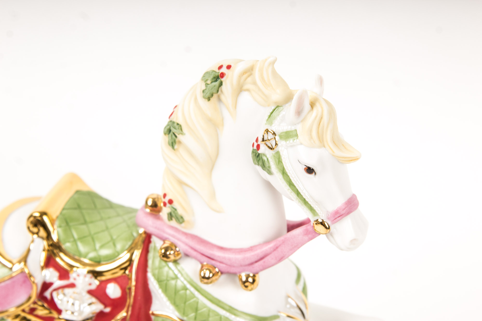 2000s Lenox Christmas Carousel Horses
