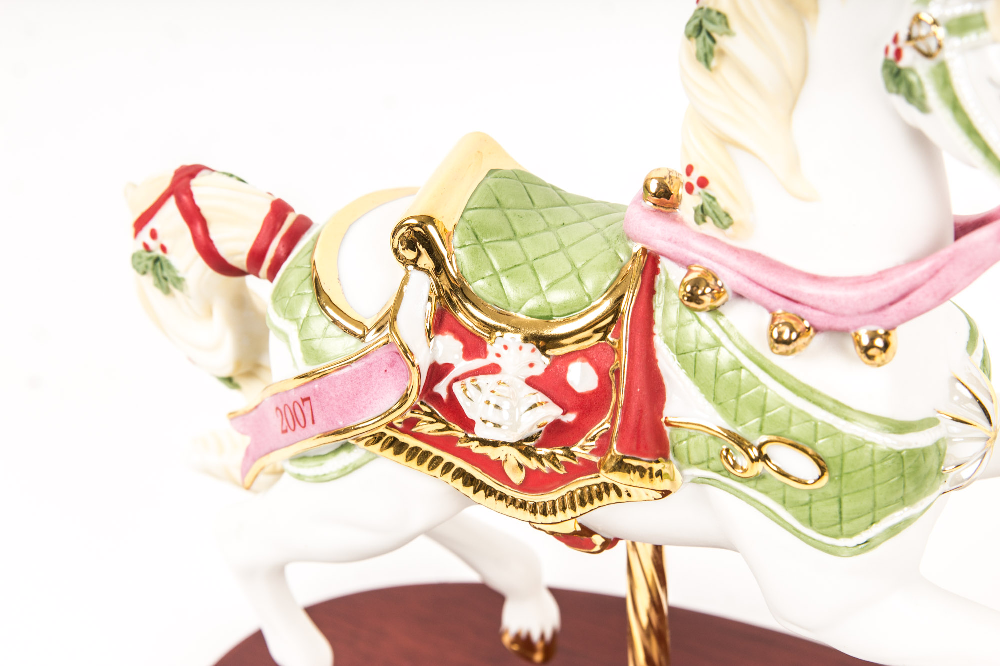 2000s Lenox Christmas Carousel Horses