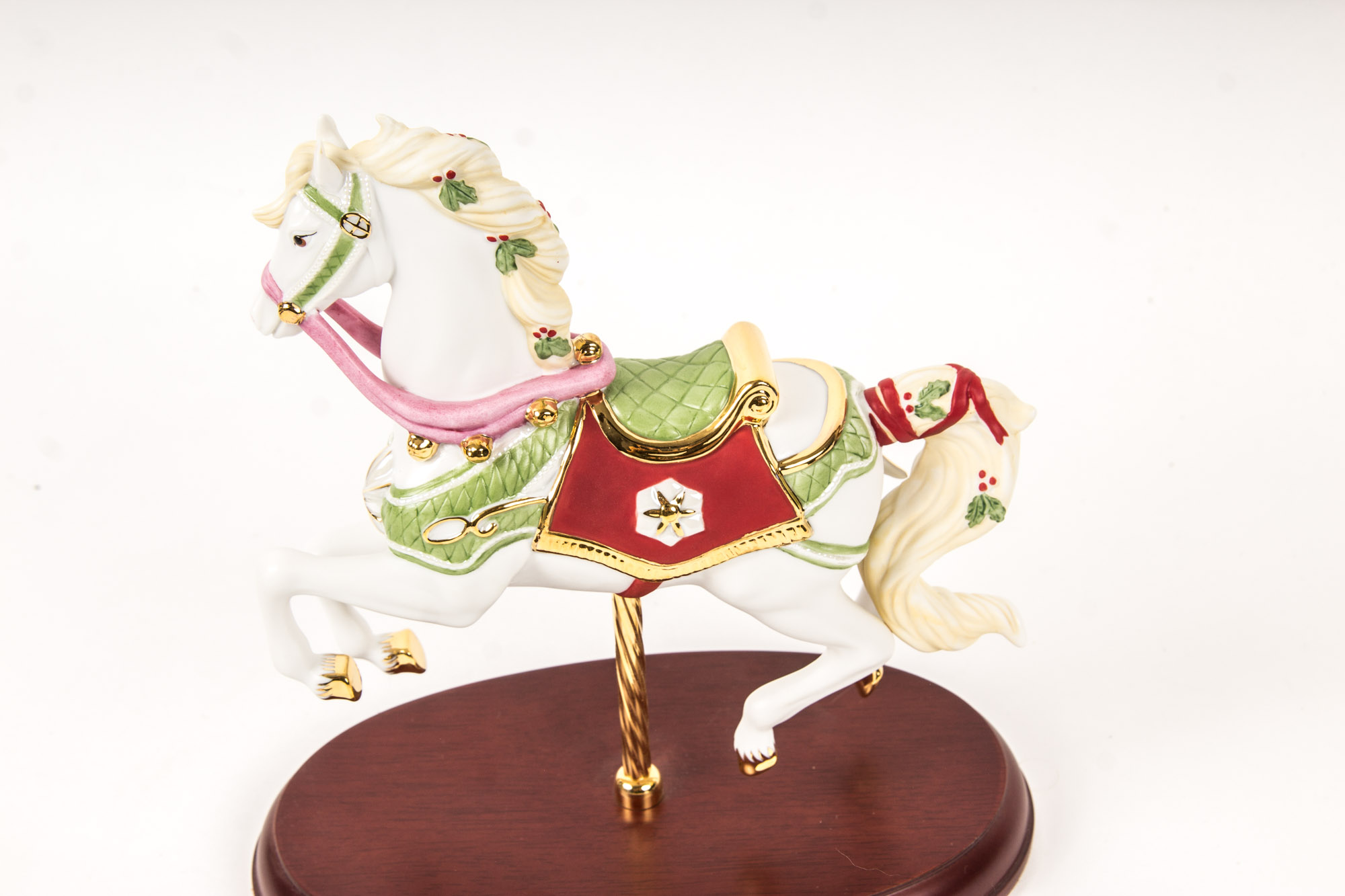 2000s Lenox Christmas Carousel Horses