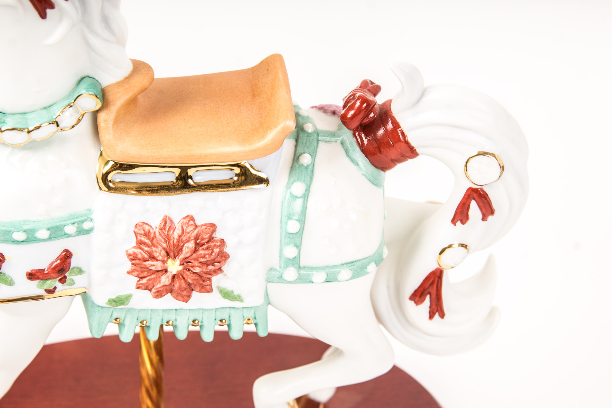 2000s Lenox Christmas Carousel Horses
