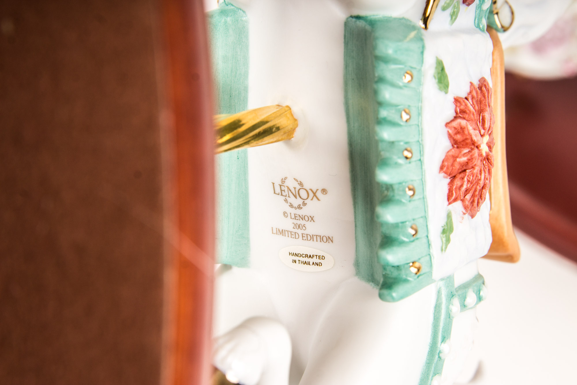 2000s Lenox Christmas Carousel Horses