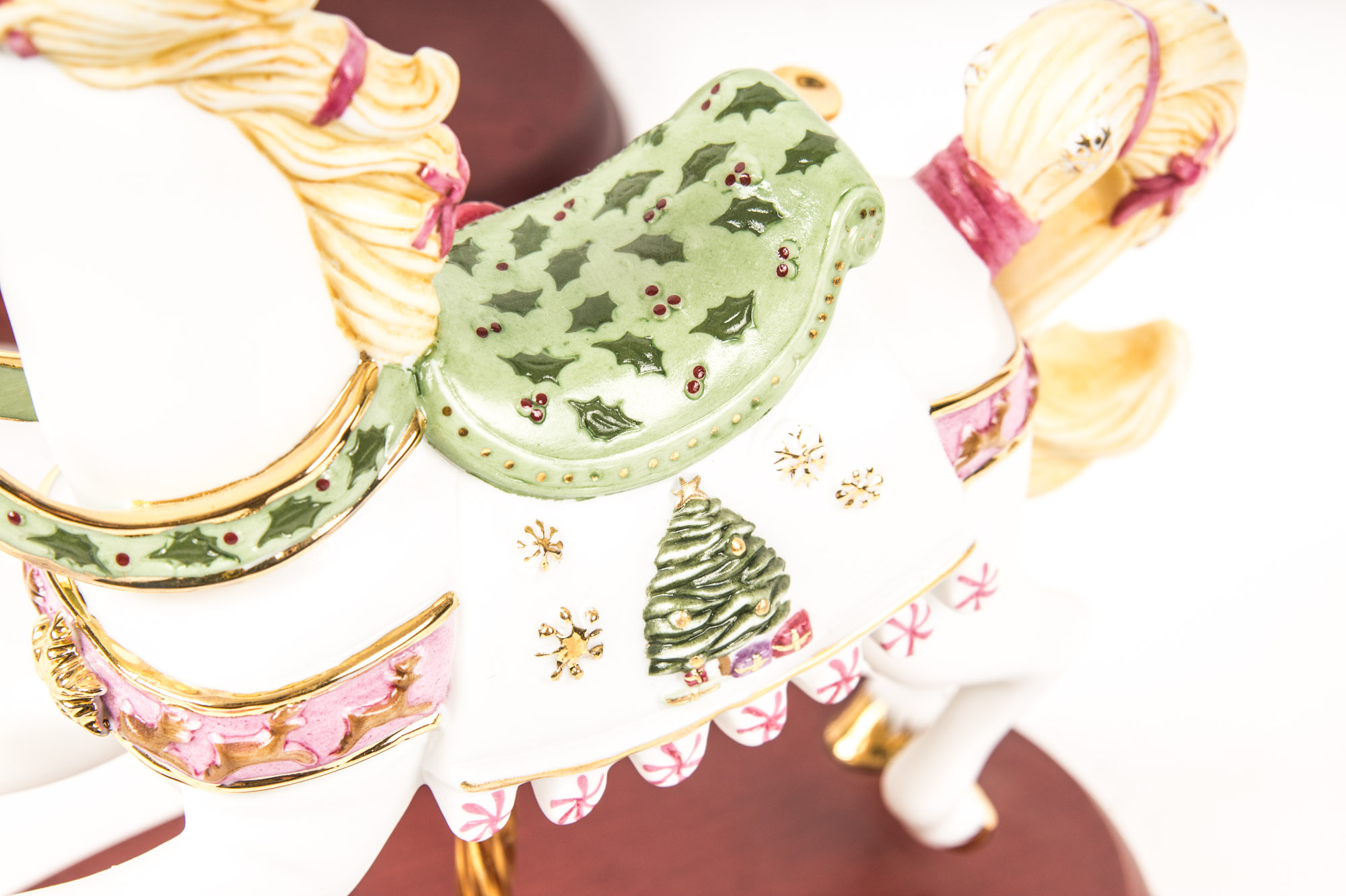 2000s Lenox Christmas Carousel Horses