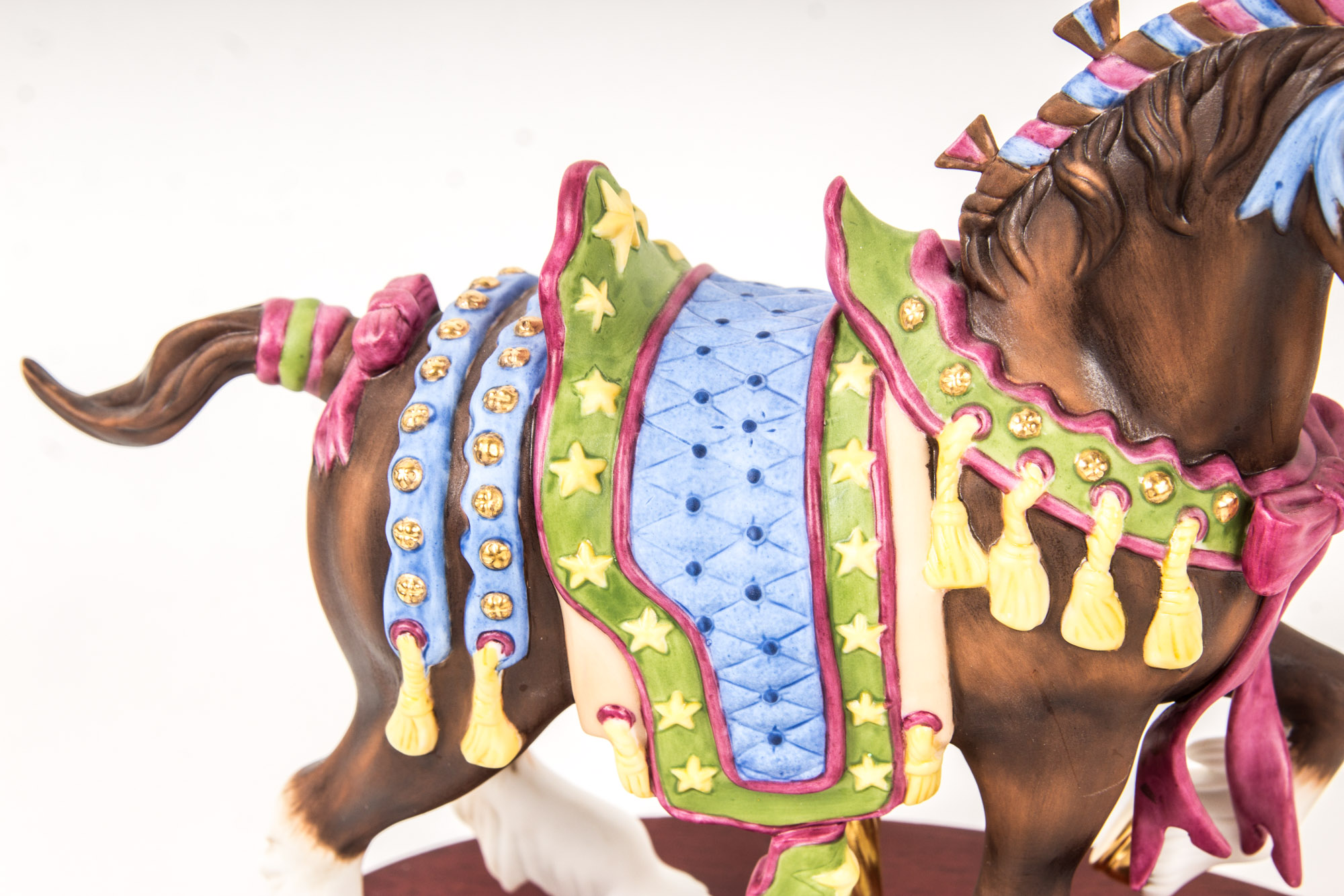 2000s Lenox Christmas Carousel Horses