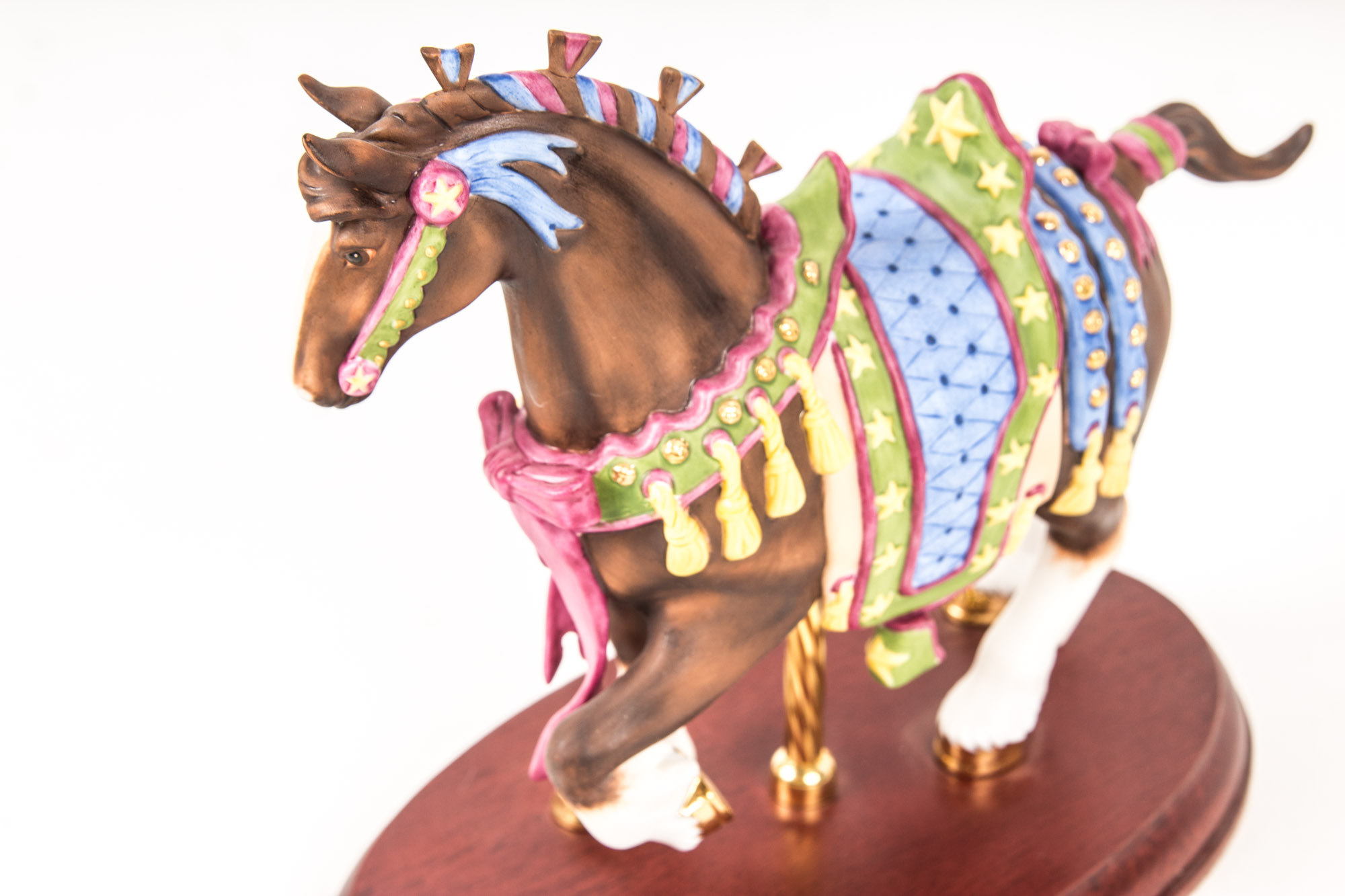 2000s Lenox Christmas Carousel Horses