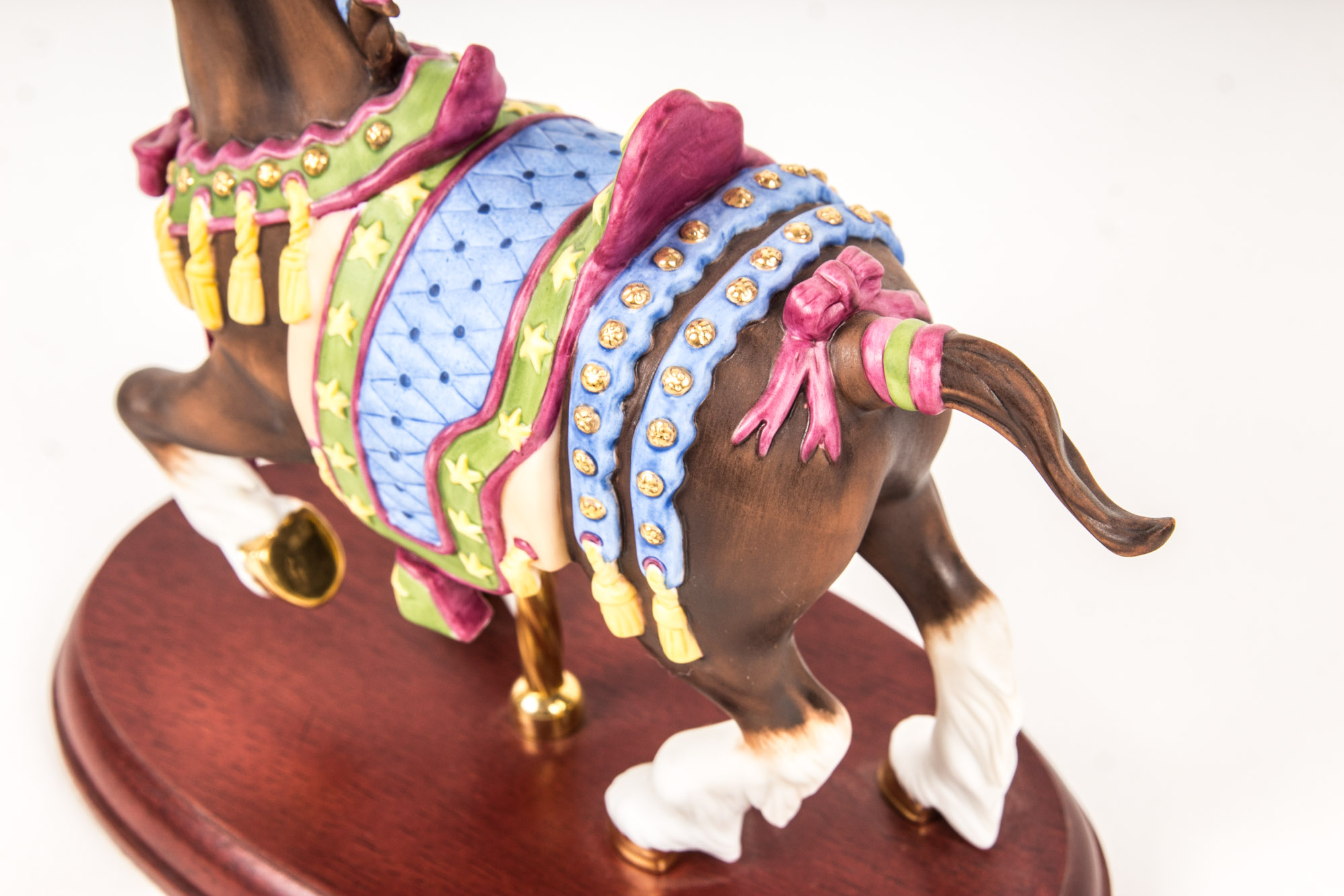 2000s Lenox Christmas Carousel Horses