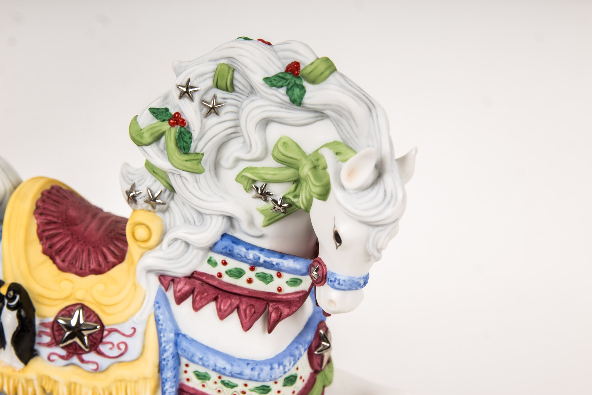 2000s Lenox Christmas Carousel Horses