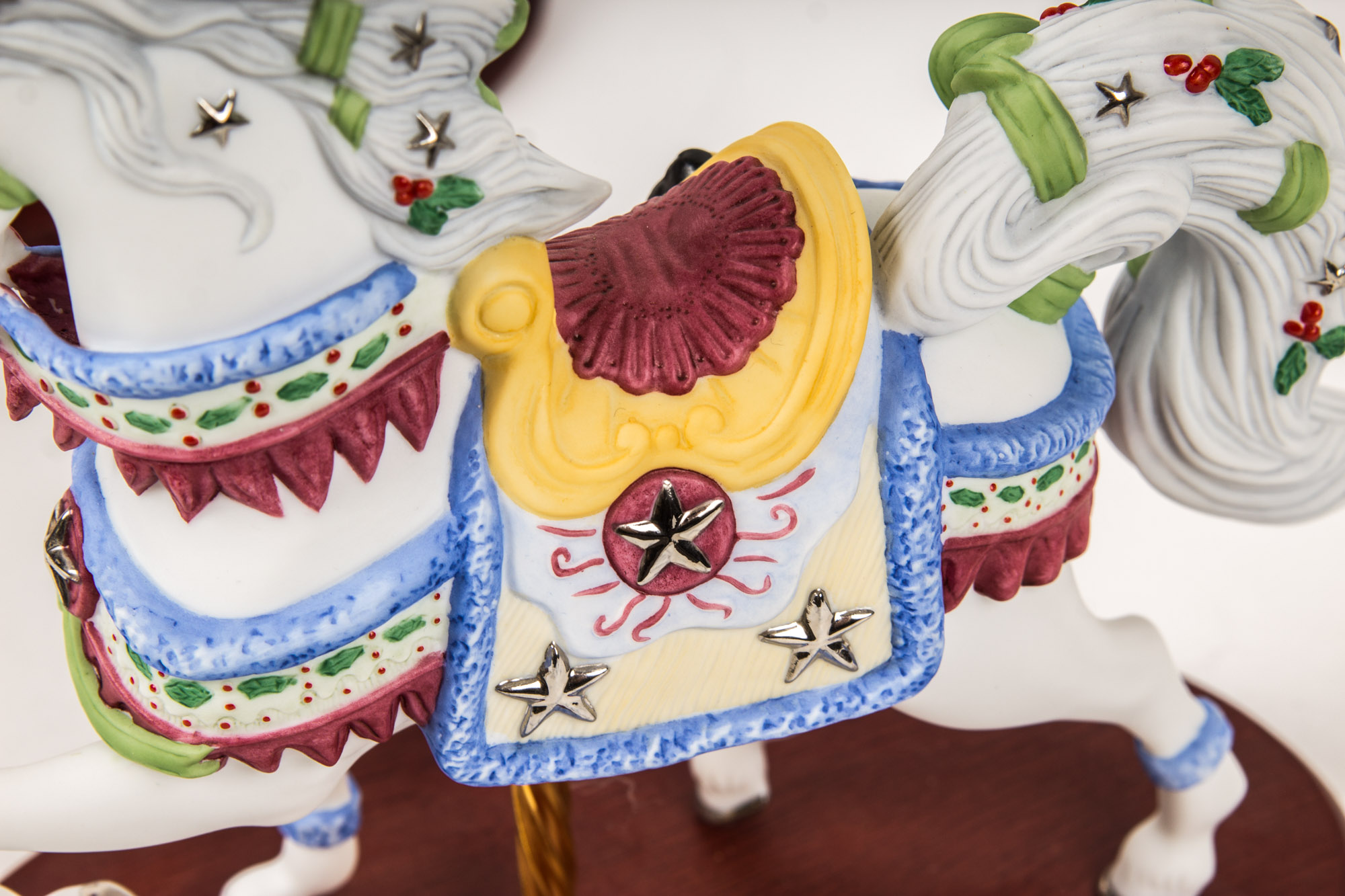 2000s Lenox Christmas Carousel Horses
