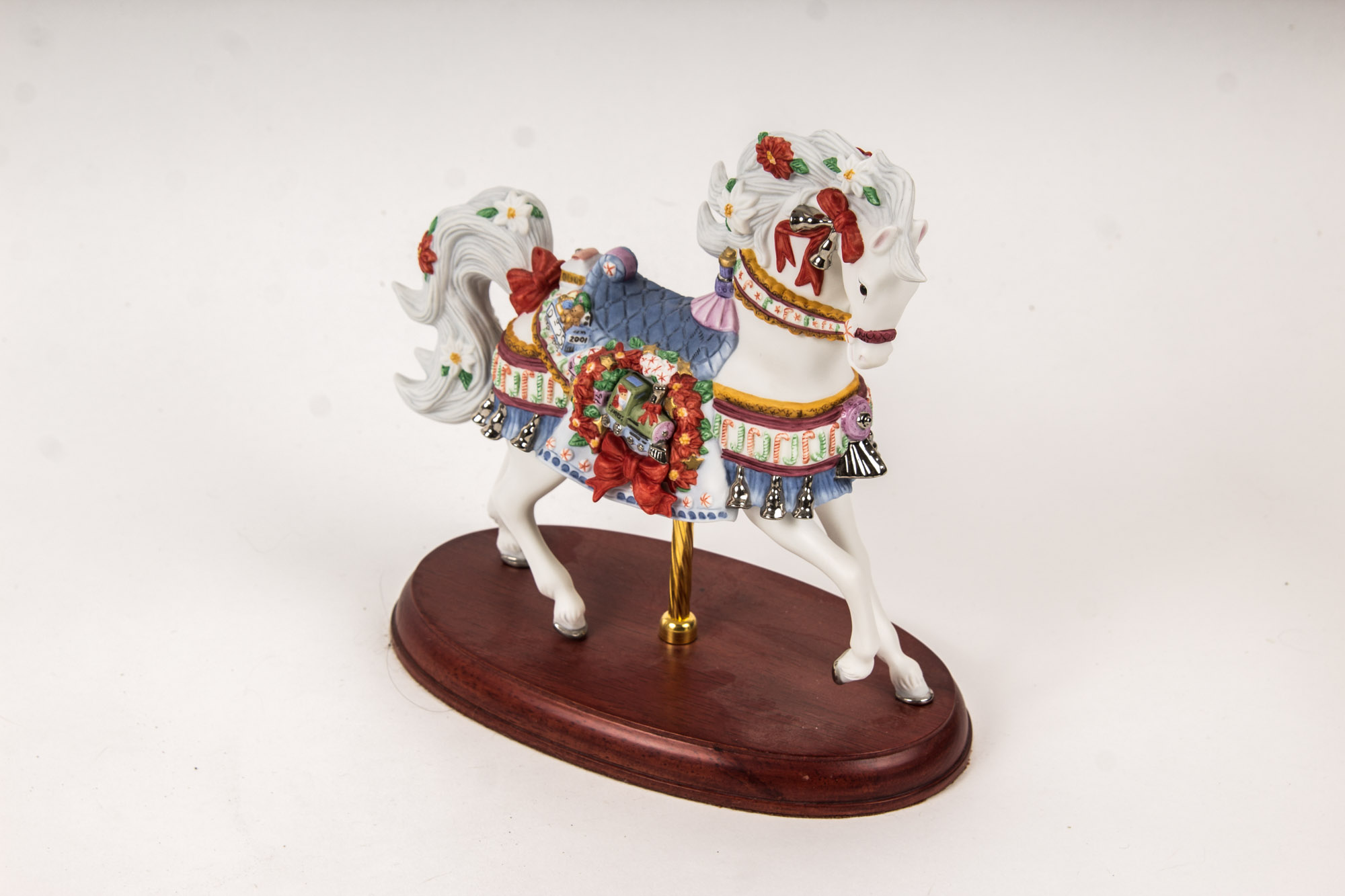 2000s Lenox Christmas Carousel Horses