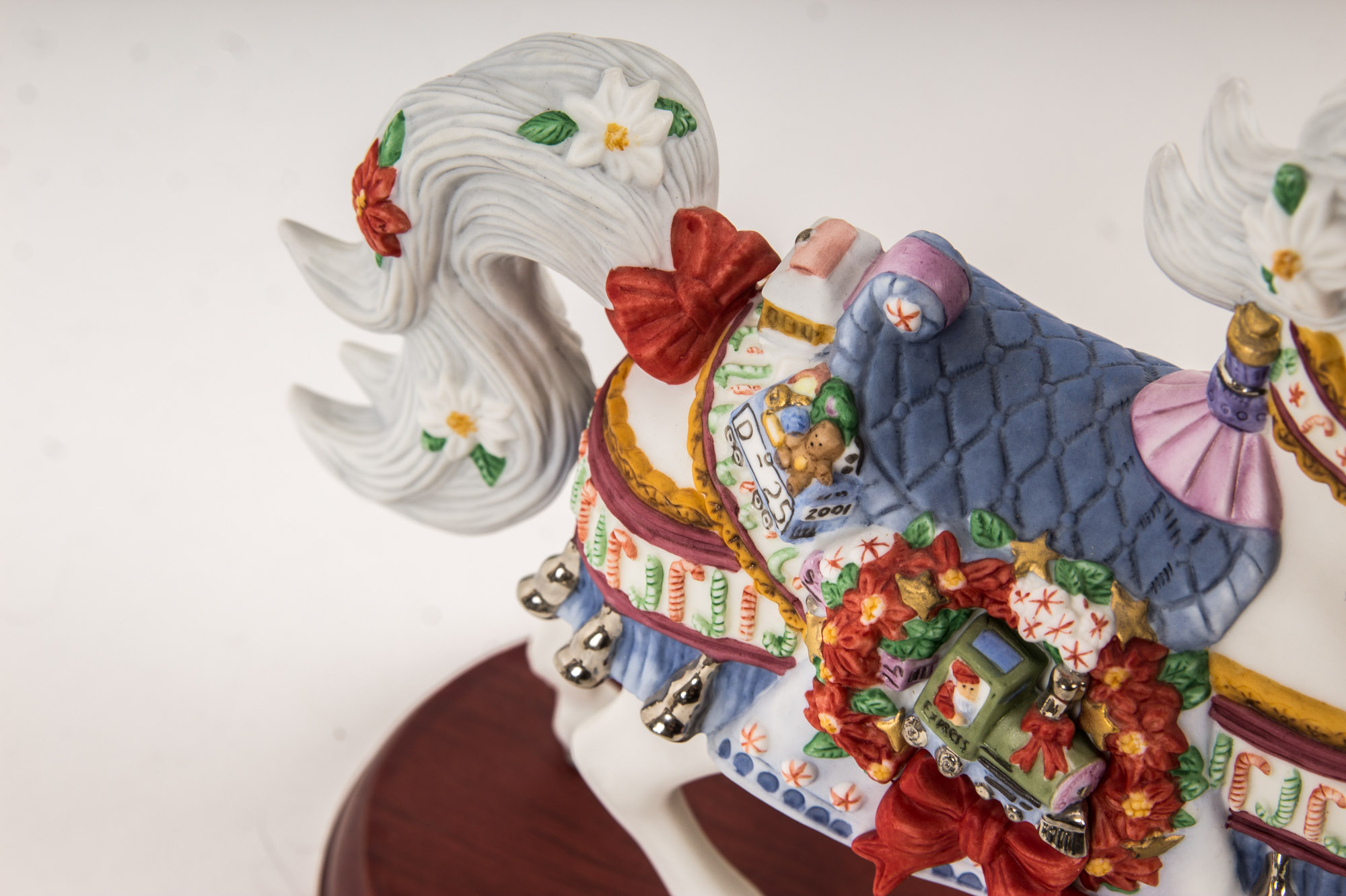 2000s Lenox Christmas Carousel Horses