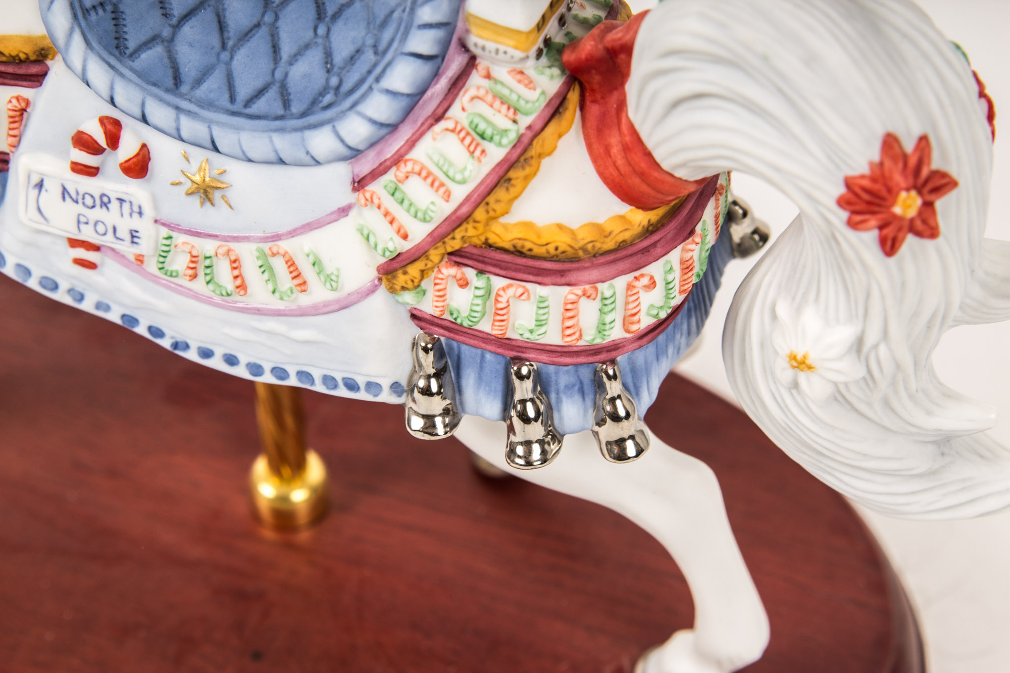 2000s Lenox Christmas Carousel Horses