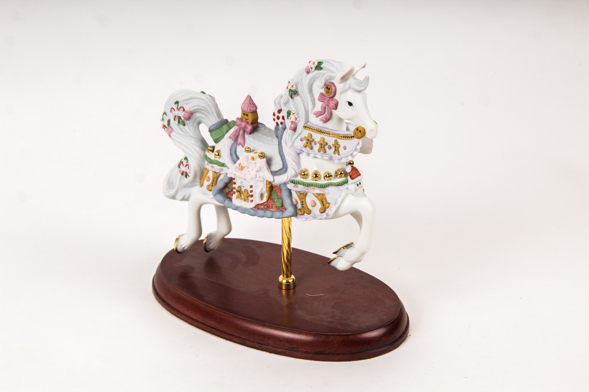 2000s Lenox Christmas Carousel Horses
