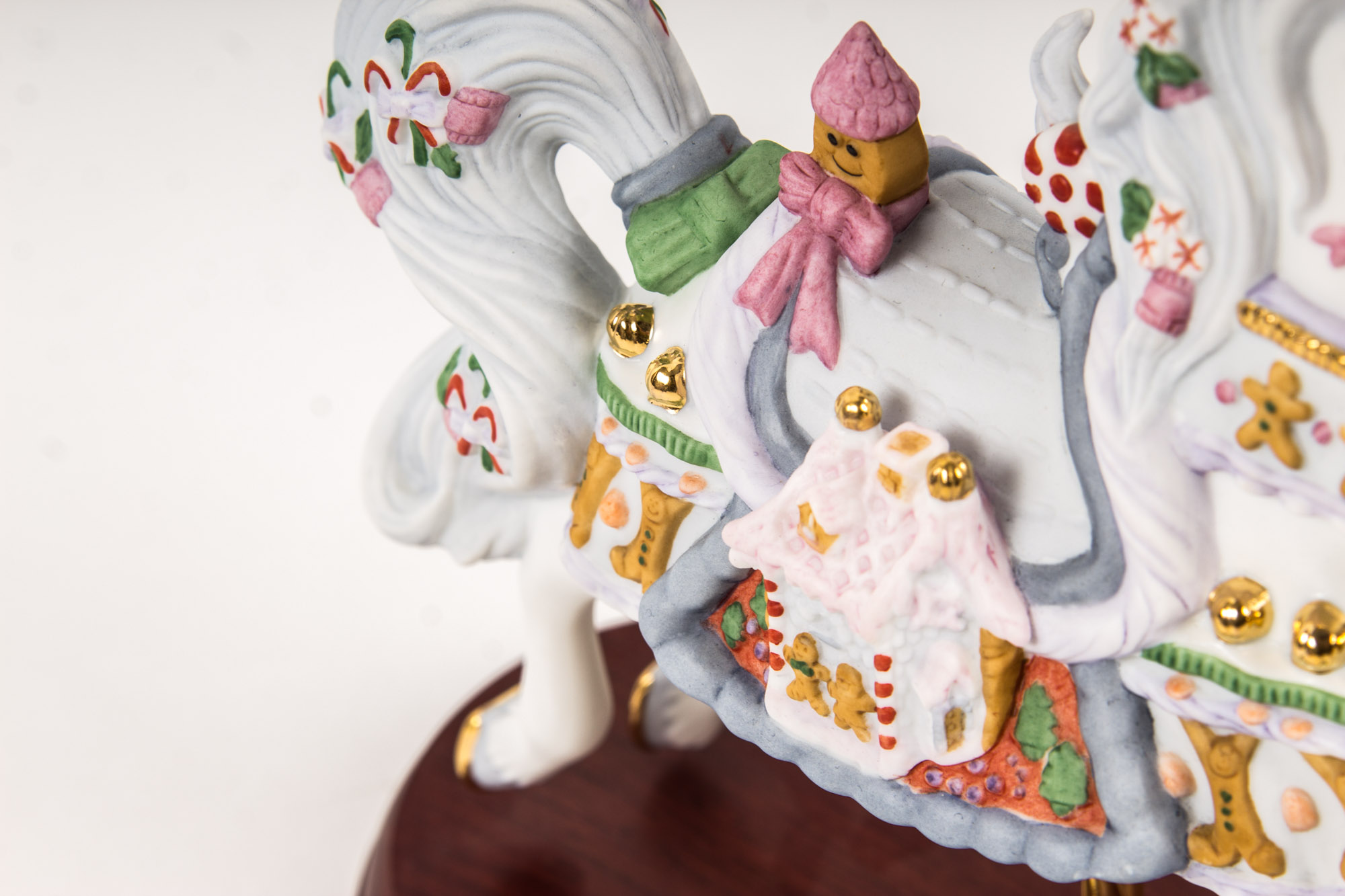 2000s Lenox Christmas Carousel Horses