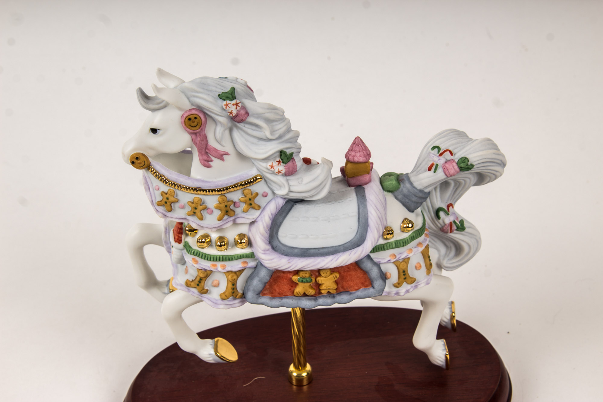 2000s Lenox Christmas Carousel Horses