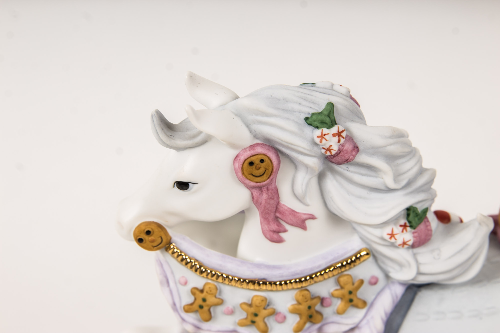 2000s Lenox Christmas Carousel Horses