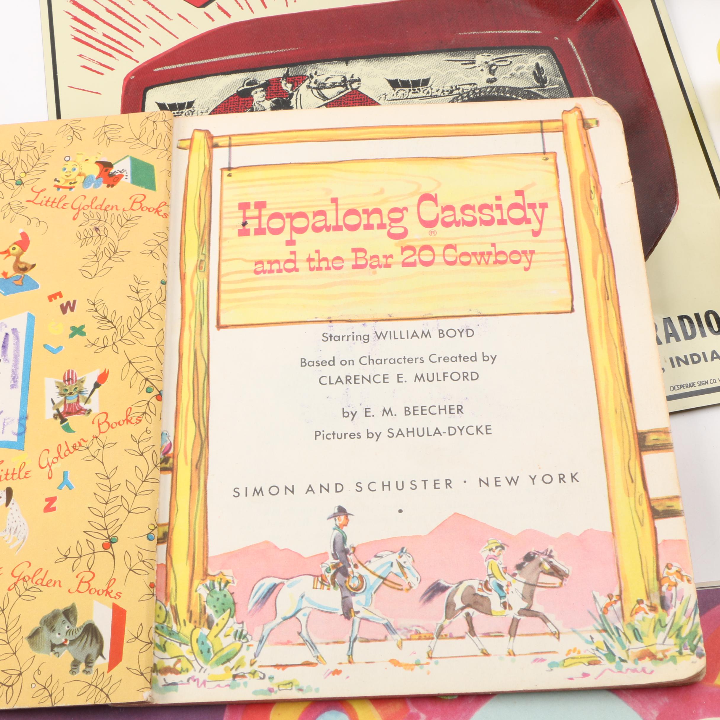 Hopalong Cassidy Children's Books, Photographs, Records and Other Memorabilia