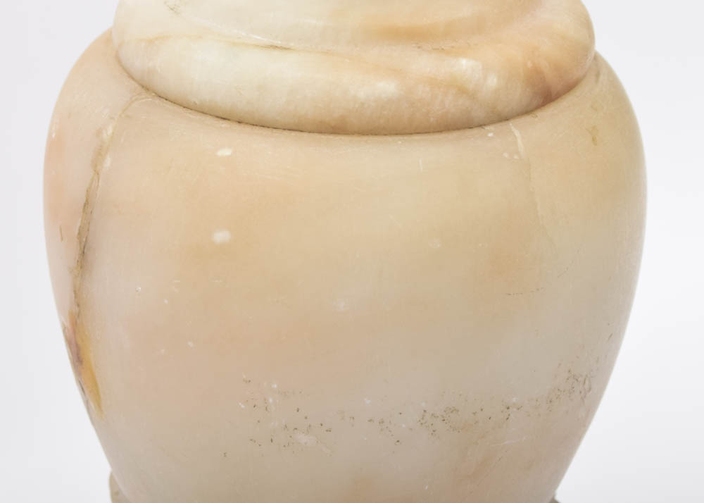 Vintage Alabaster Parlor Lamp