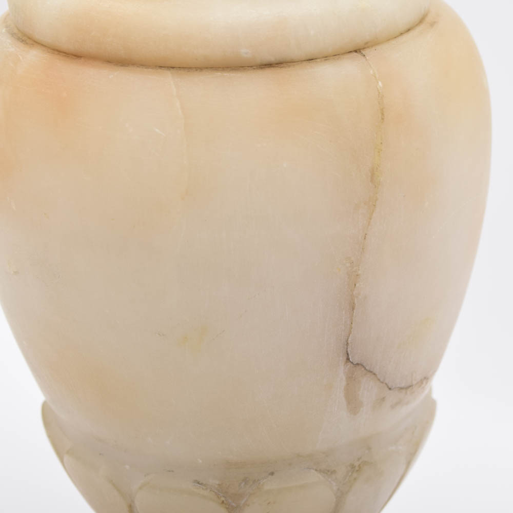 Vintage Alabaster Parlor Lamp