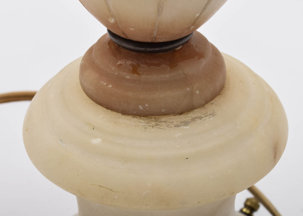 Vintage Alabaster Parlor Lamp