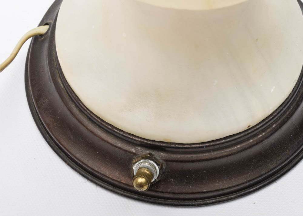Vintage Alabaster Parlor Lamp