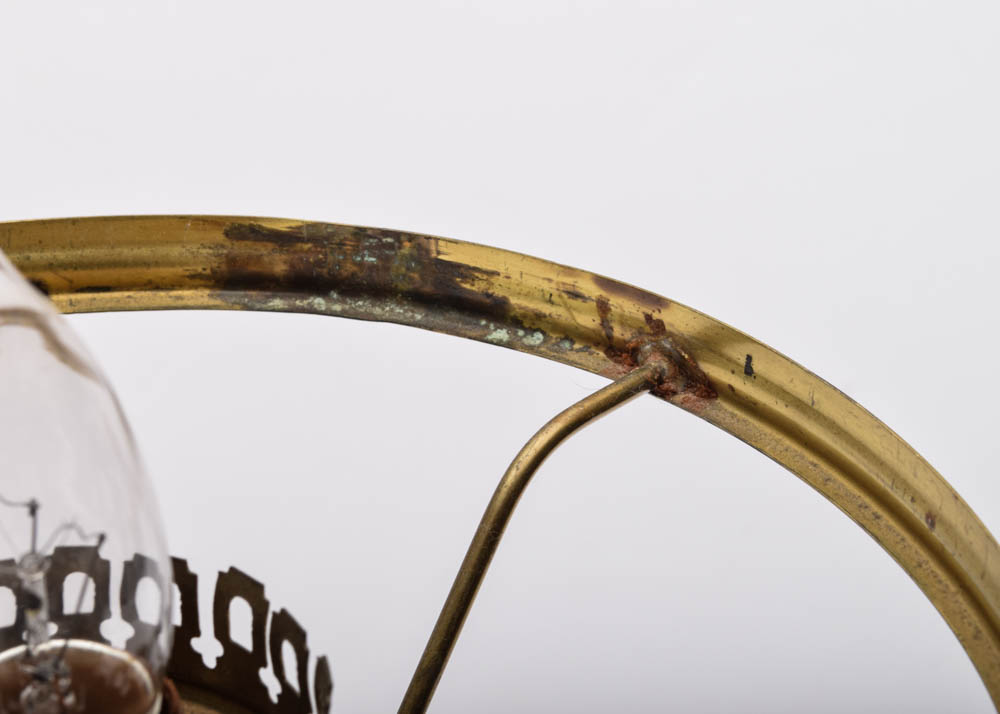 Vintage Alabaster Parlor Lamp