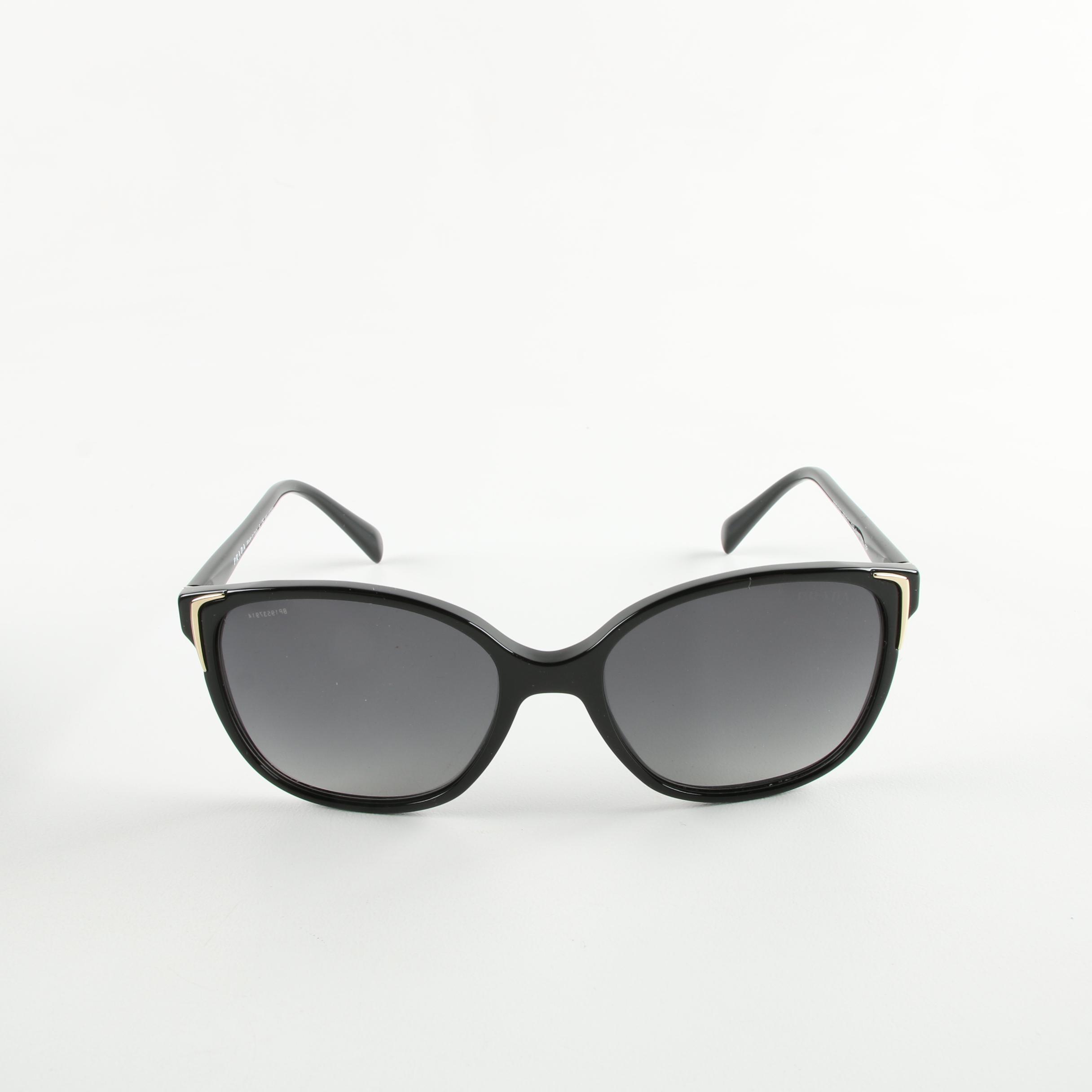Prada SP010 Modified Cat Eye Sunglasses