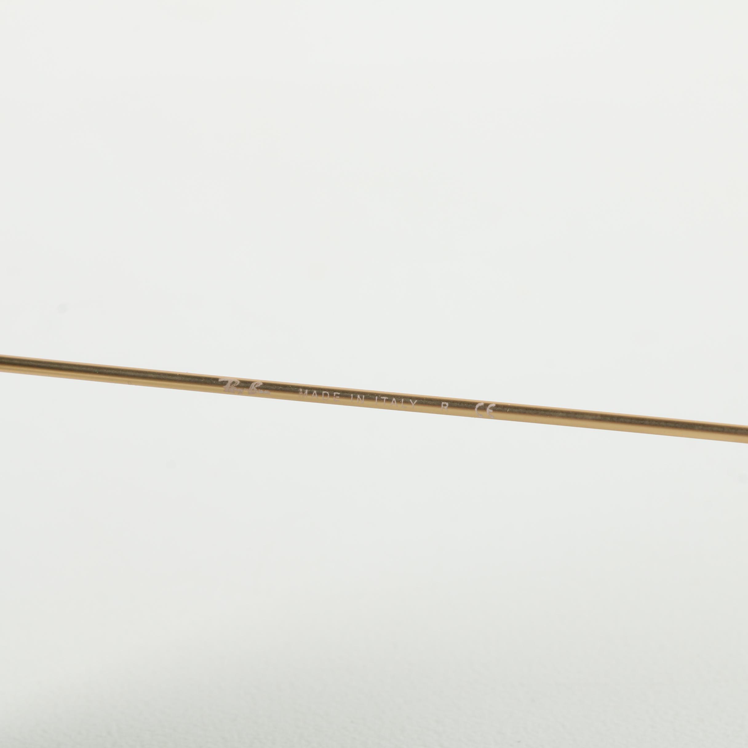 Ray-Ban Aviator Sunglasses with Blue Mirrored Lenses