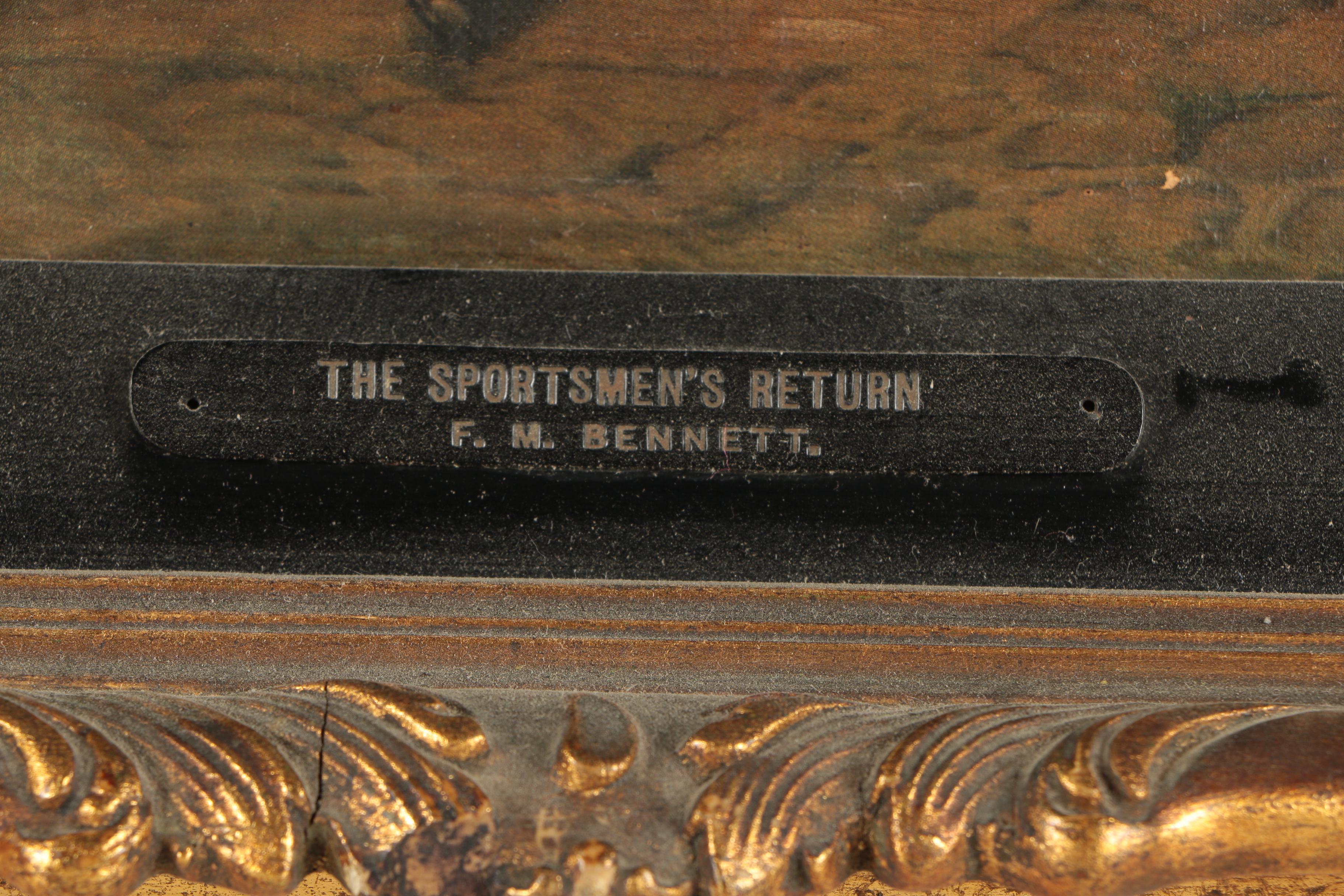 Offset Lithographs After Frank Moss Bennett Featuring "The Sportsmen's Return"