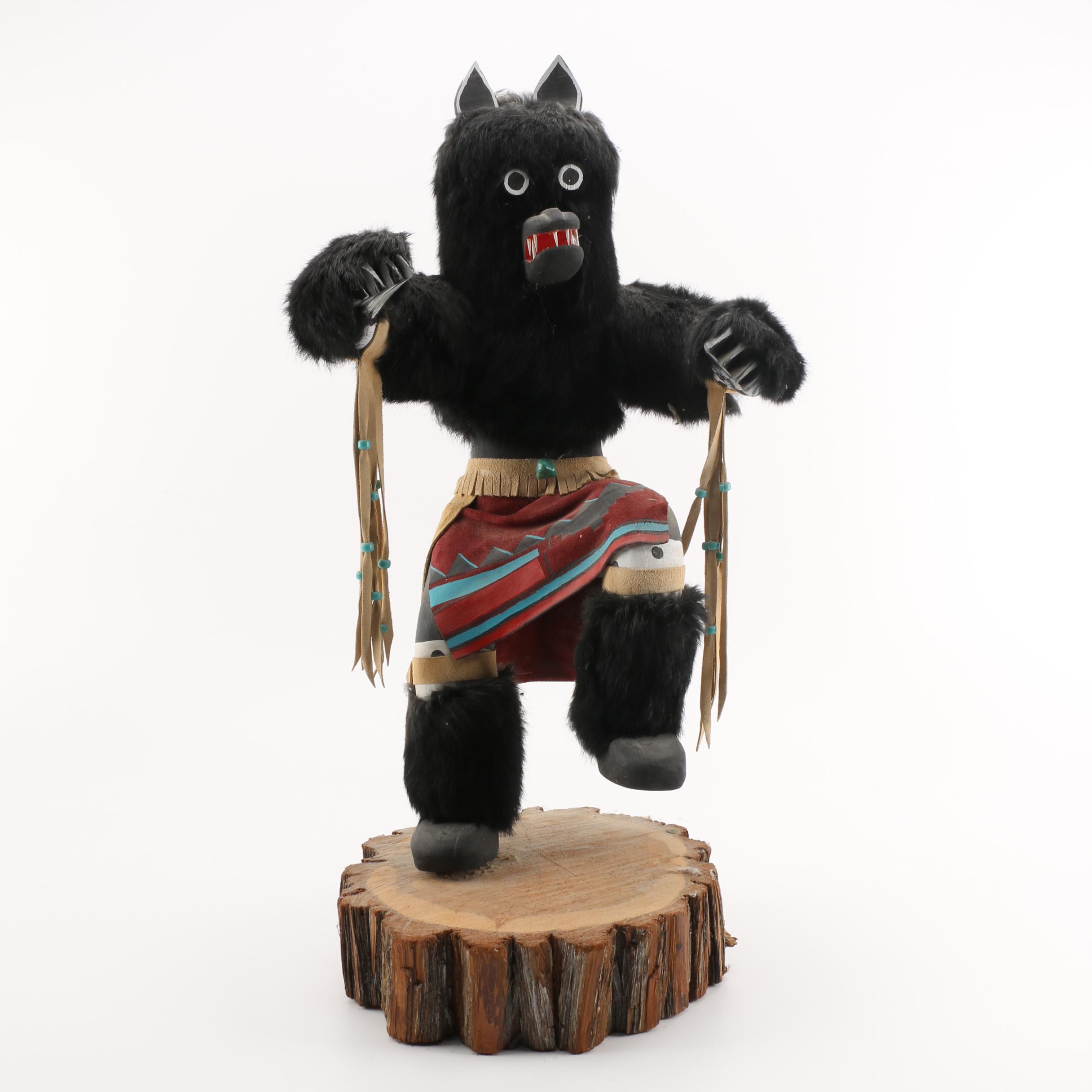 D. Yazzie Bear Kachina Doll