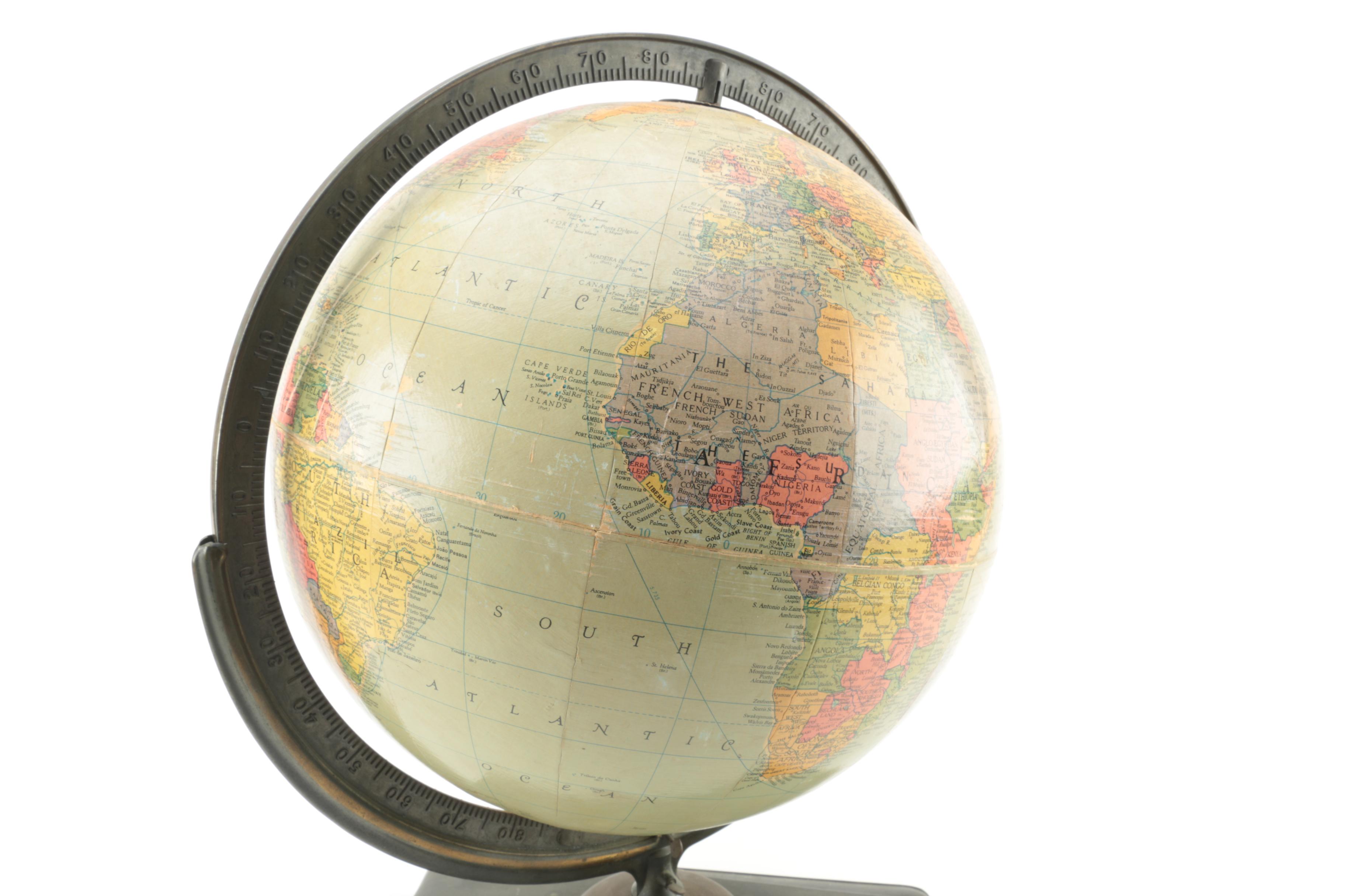 Replogle Twelve Inch Globe with Atlas
