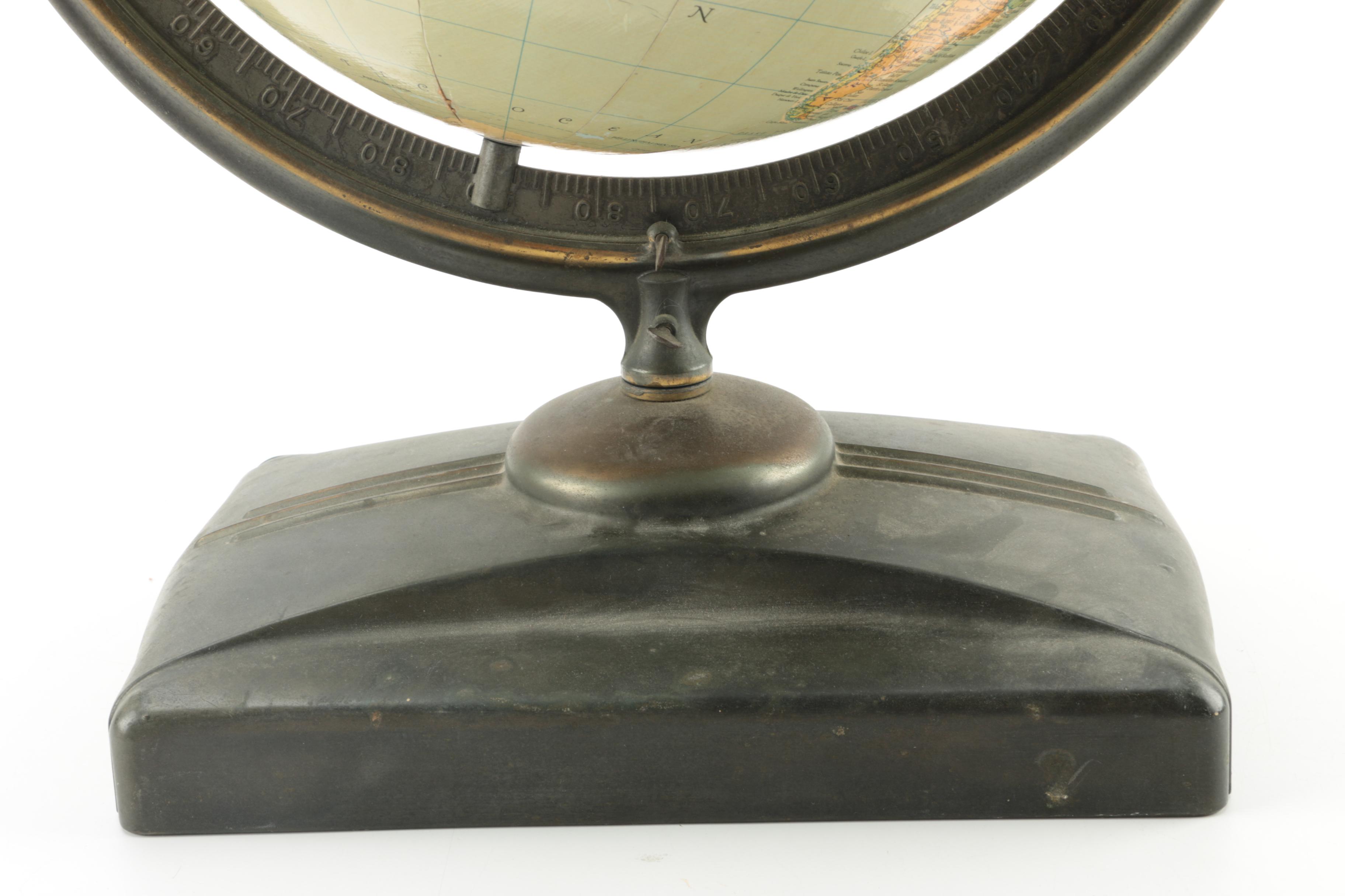Replogle Twelve Inch Globe with Atlas
