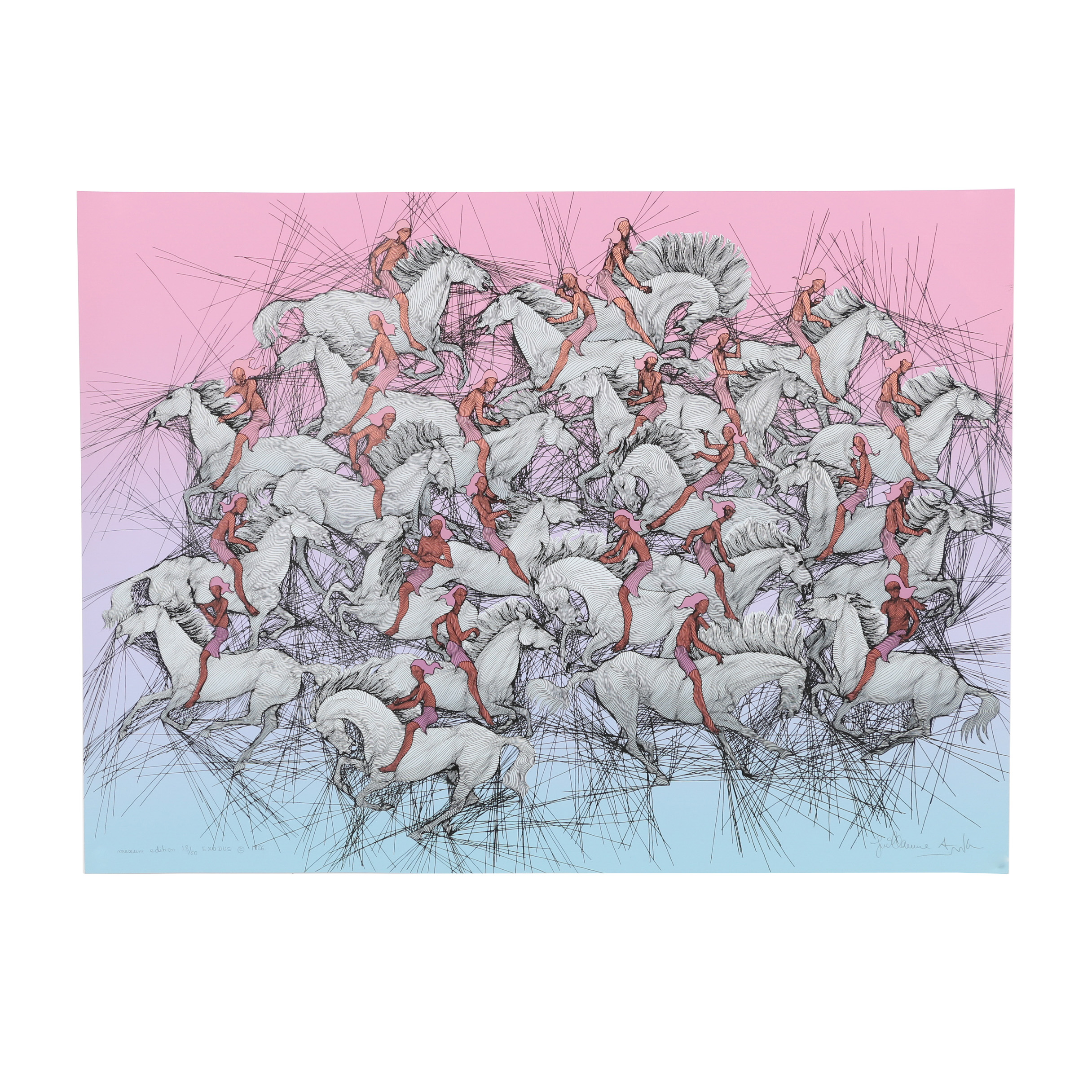 Guillaume Azoulay Serigraph "Exodus"