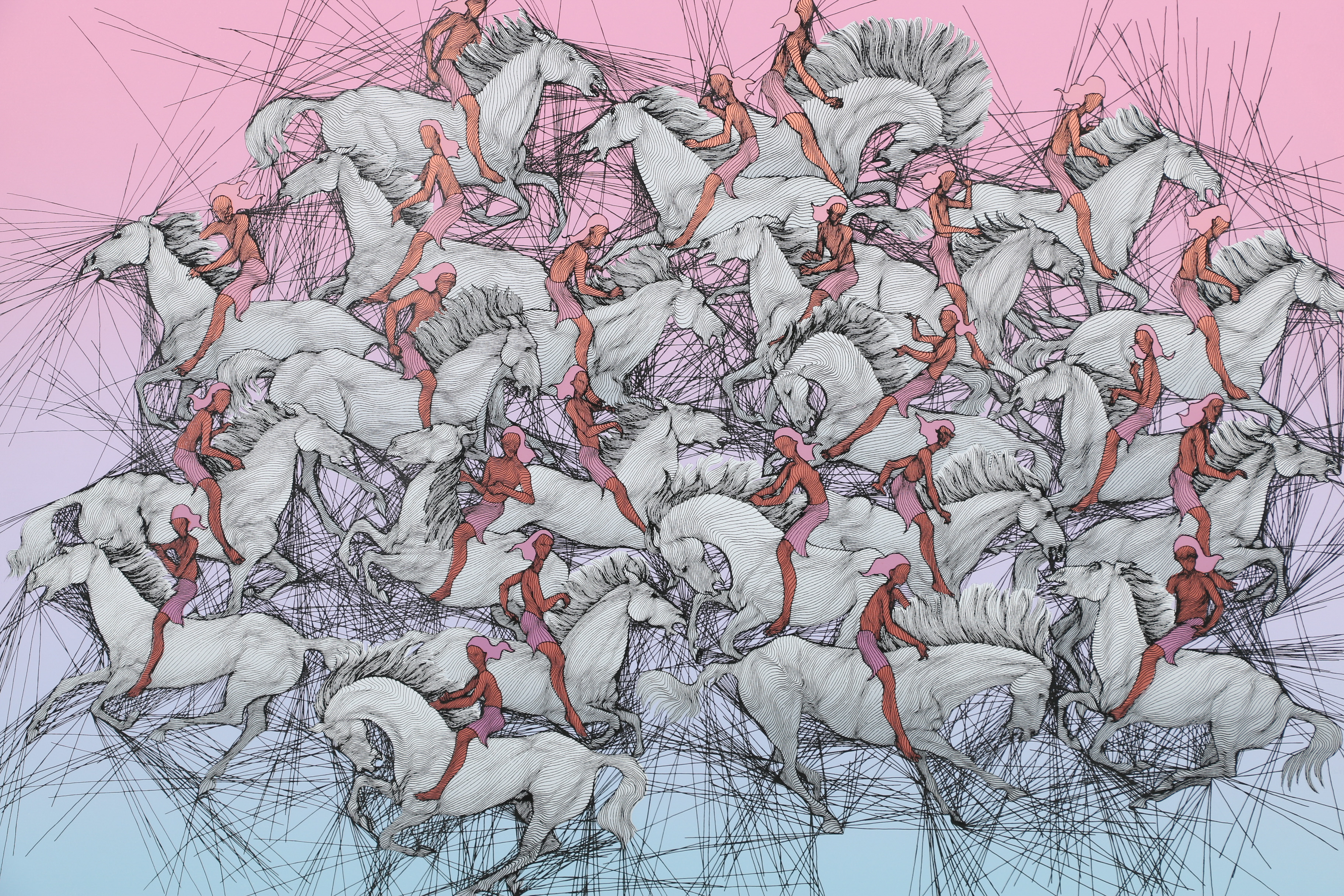 Guillaume Azoulay Serigraph "Exodus"