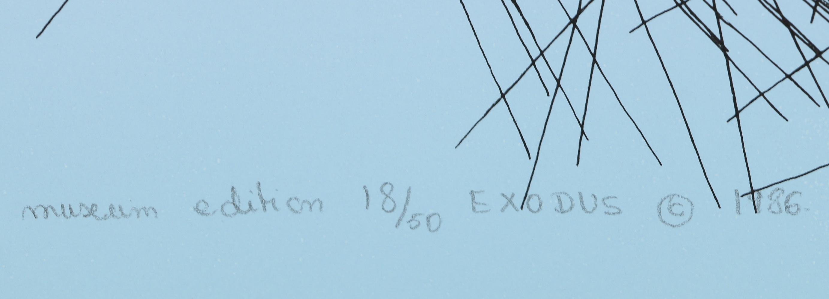 Guillaume Azoulay Serigraph "Exodus"