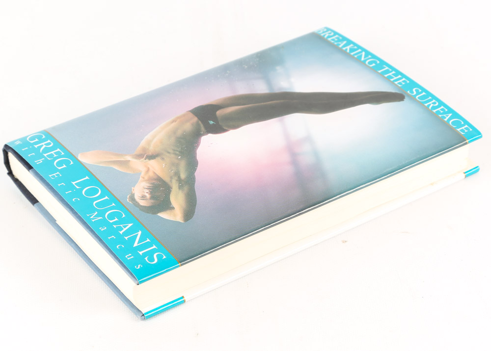 Signed Greg Louganis Autobiography "Breaking the Surface"
