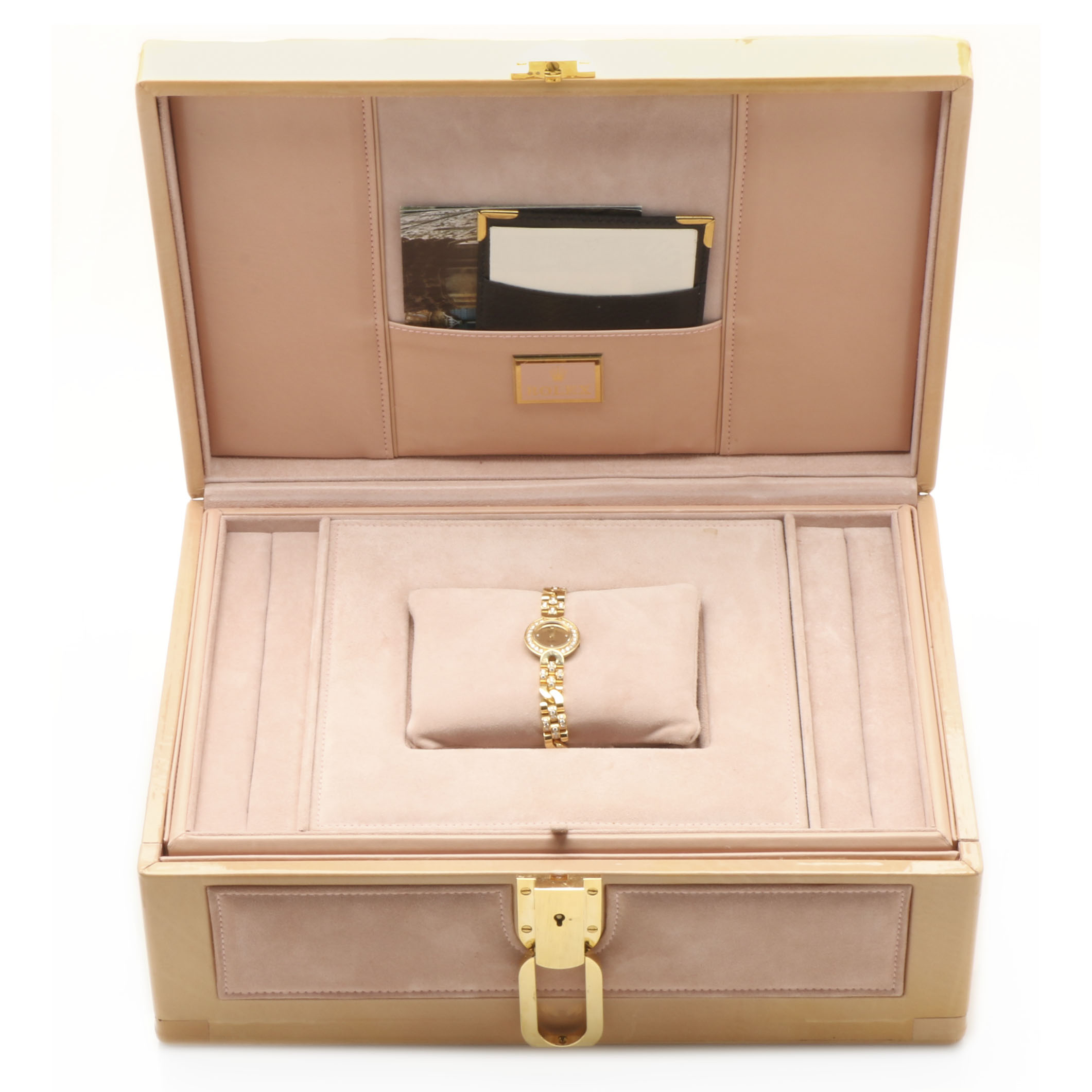 Rolex "Geneve Cellini" 18K Yellow Gold 2.05 CTW Diamond Watch