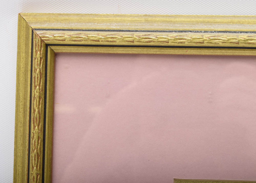 Carmel Foret Limited Edition Floral Offset Lithograph on Paper